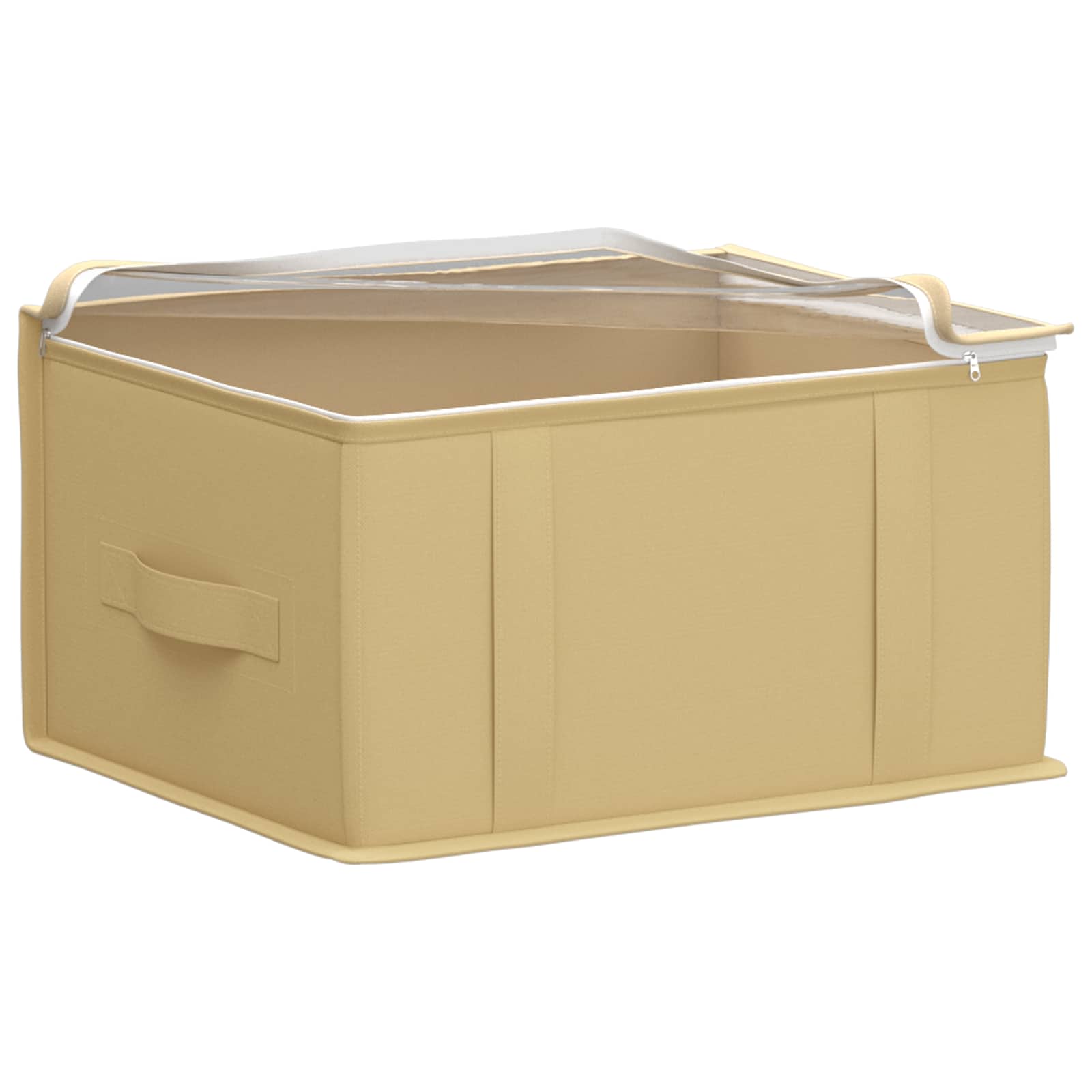 Kutija za pohranu s prozirnim prozorom na vrhu 6 pcs Krem
