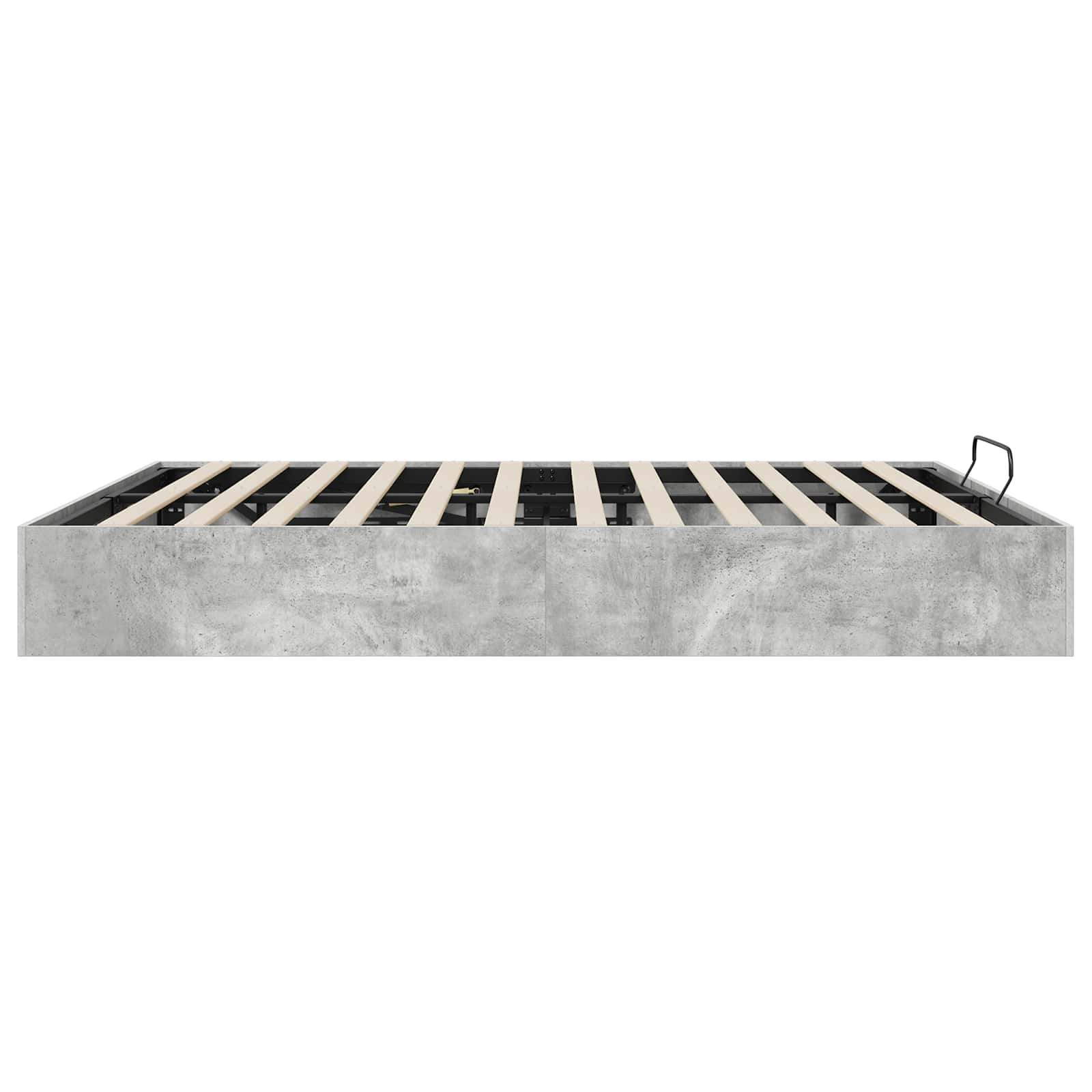 Otomanski krevet Beton 203 x 180 x 25 cm Konstrukcijsko drvo