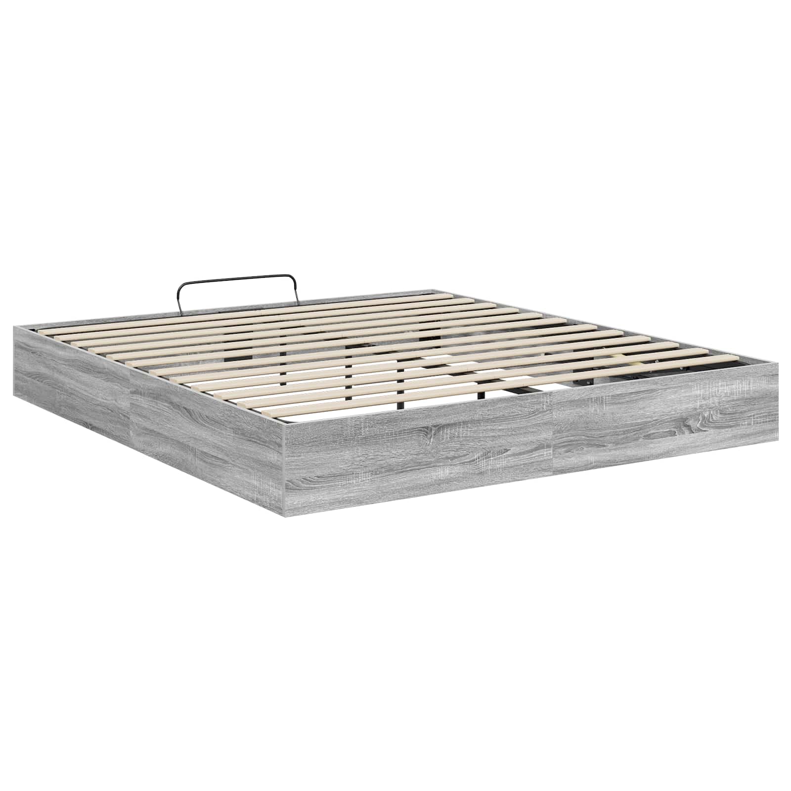 Otomanski krevet s pohranom Sivi Sonoma 203 x 180 x 25 cm