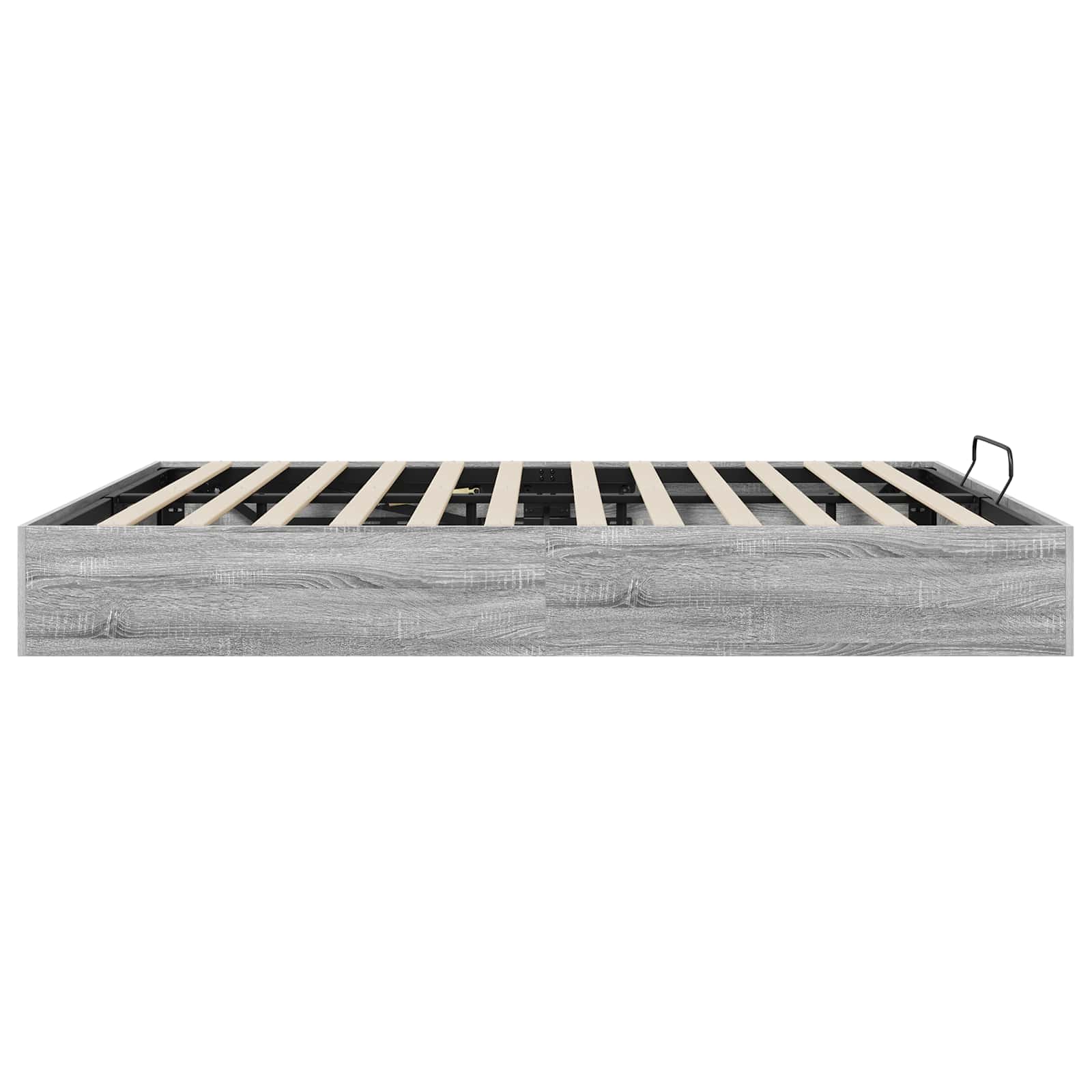 Otomanski krevet s pohranom Sivi Sonoma 203 x 160 x 25 cm