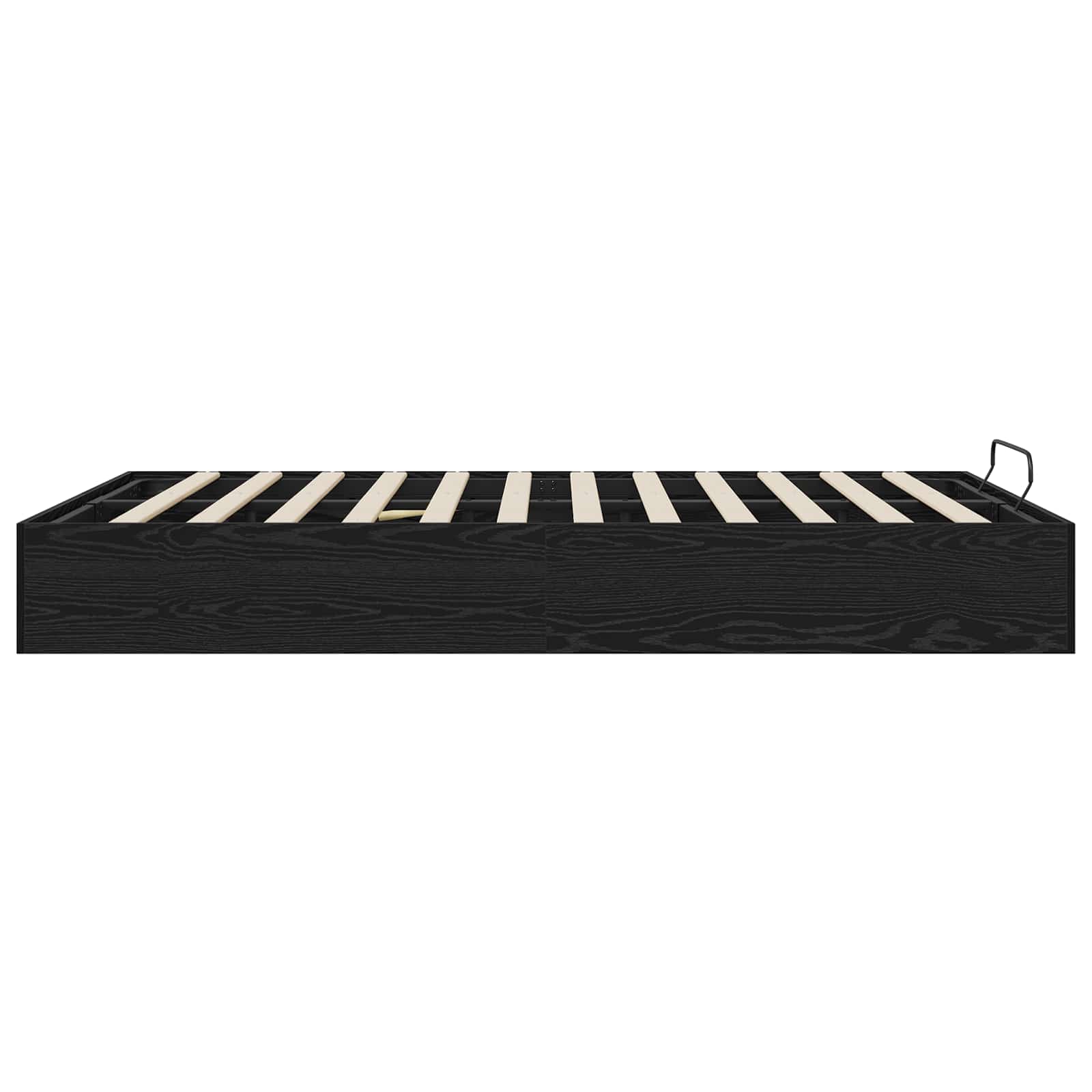 Otomanski krevet s pohranom Crni Hrast 203 x 150 x 25 cm