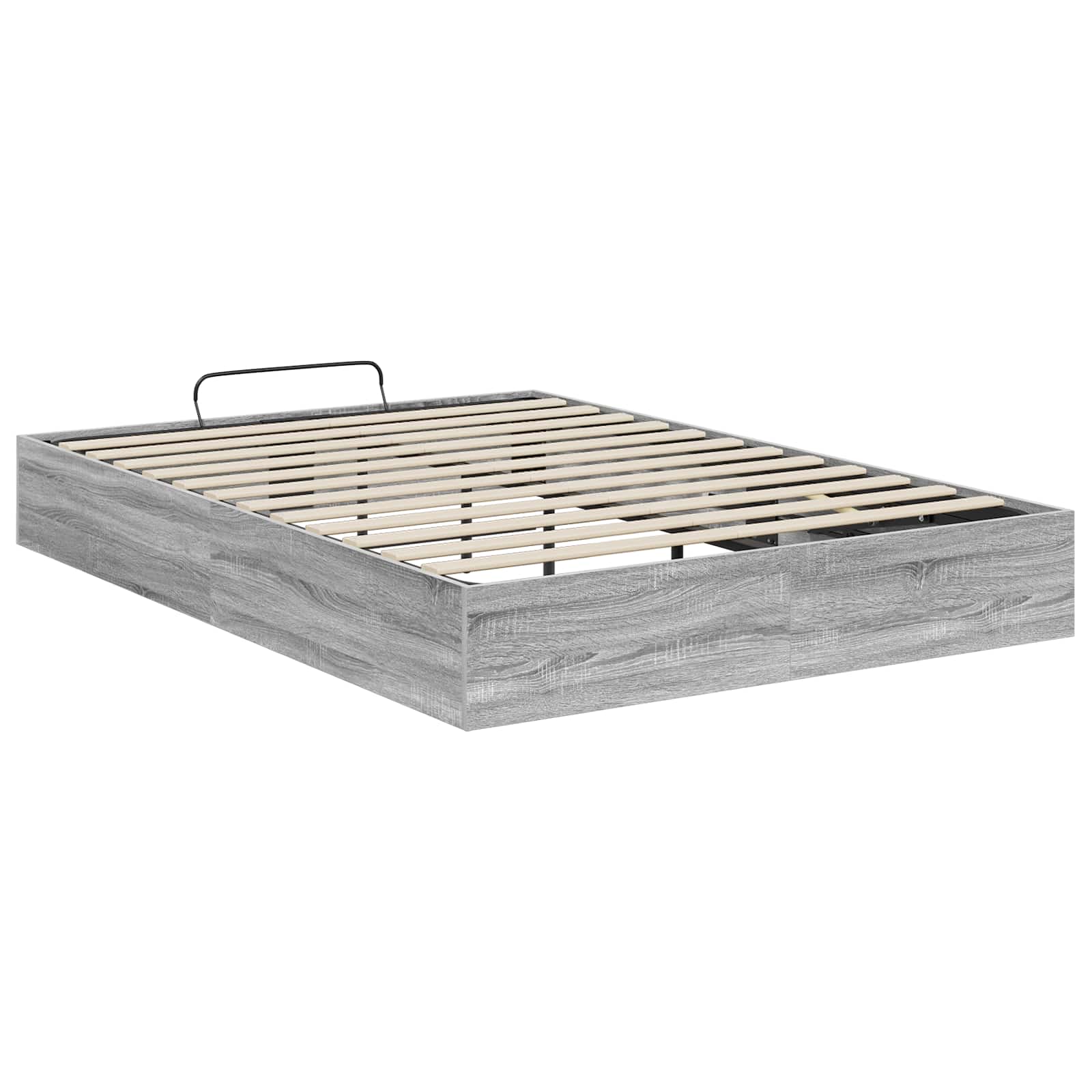 Otomanski krevet s pohranom Sivi Sonoma 203 x 150 x 25 cm