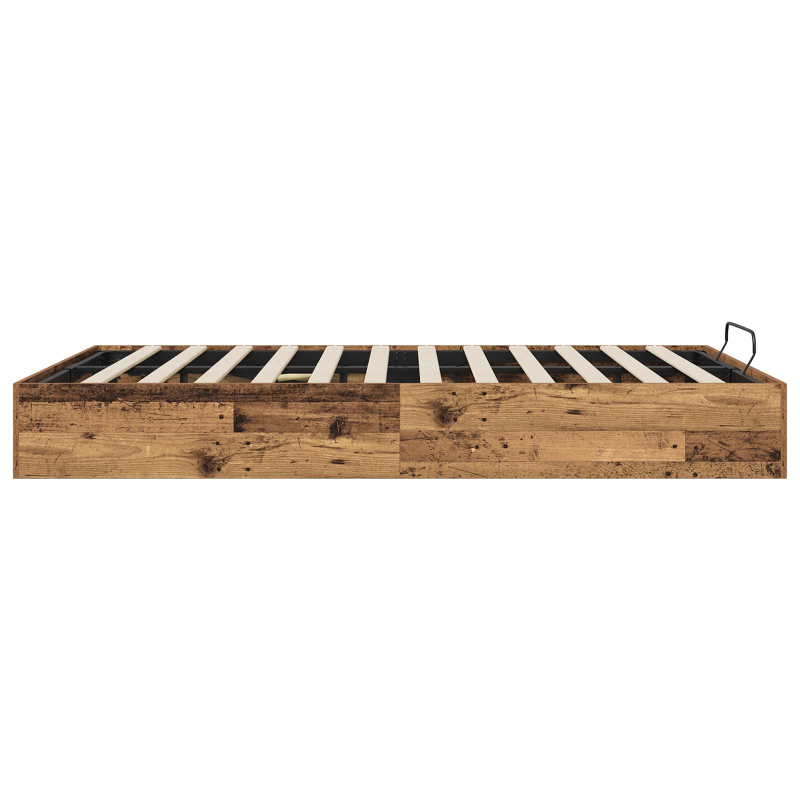 Otomanski krevet s pohranom Staro drvo 203 x 150 x 25 cm