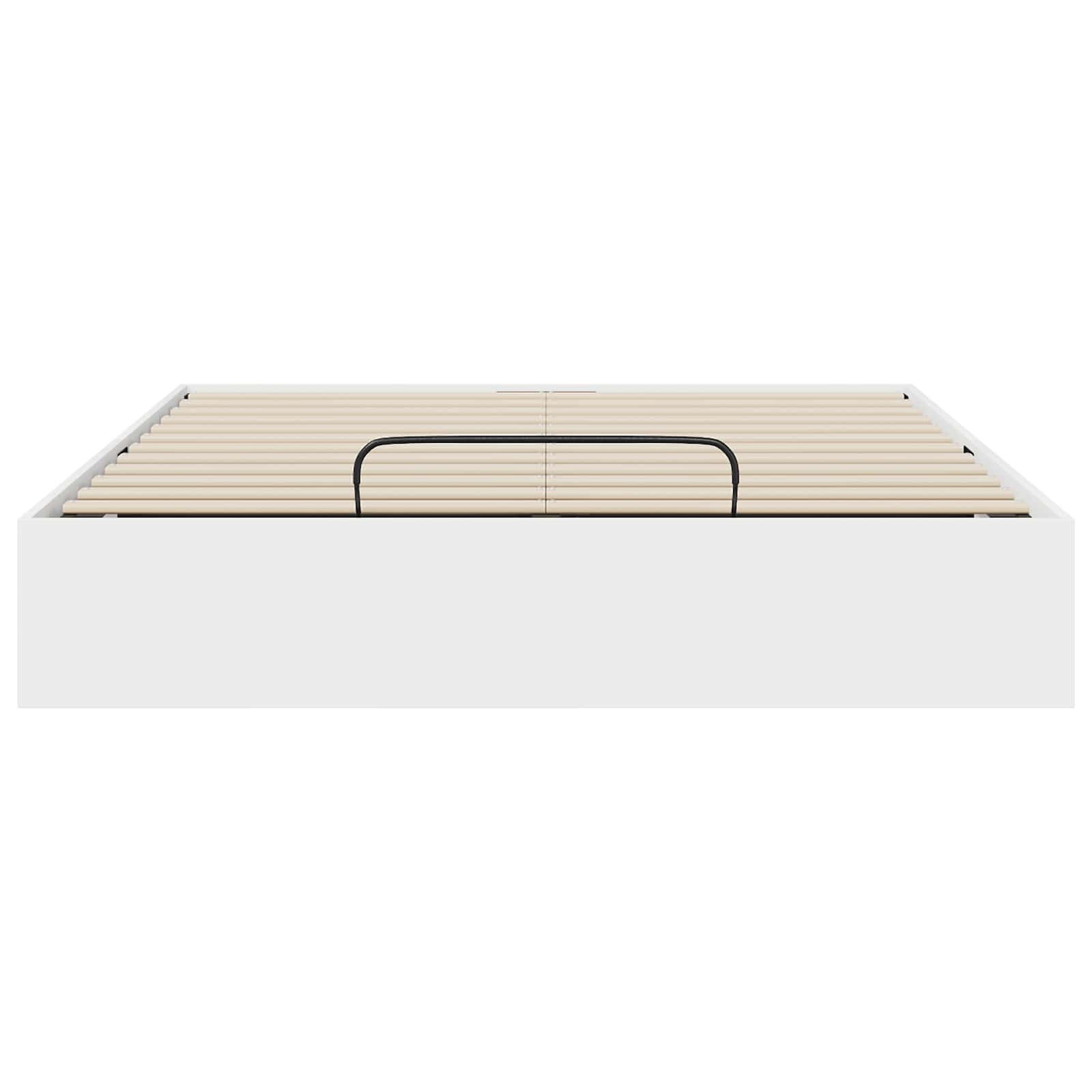 Otomanski krevet Bijeli 203 x 120 x 25 cm Konstrukcijsko drvo