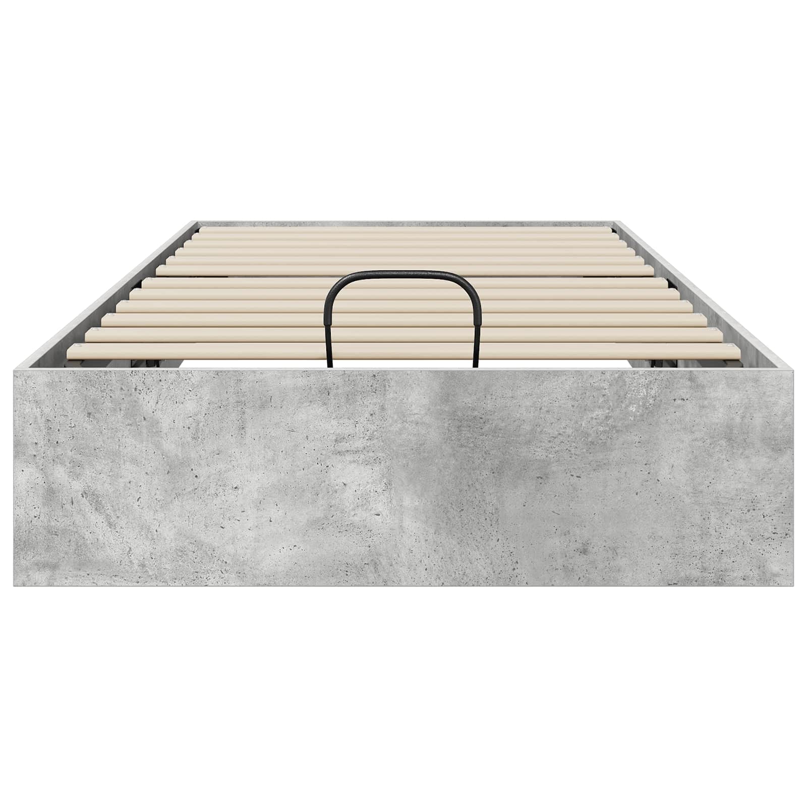 Otomanski krevet Betonsko Siva 100 x 200 cm Konstrukcijsko drvo