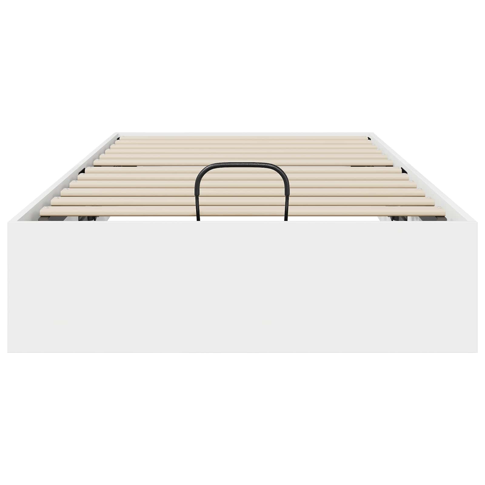Otomanski krevet Bijeli 203 x 90 x 25 cm Konstrukcijsko drvo