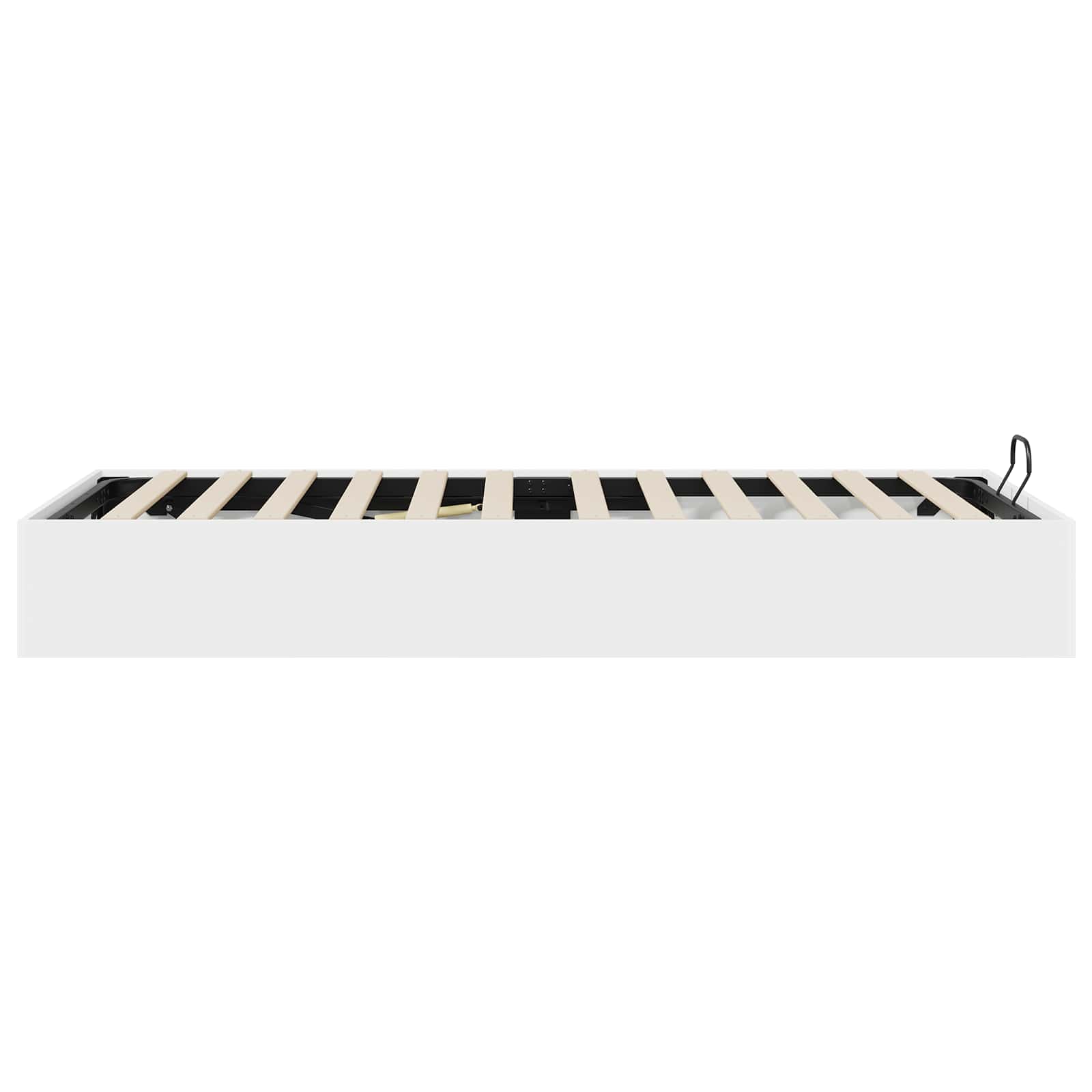 Otomanski krevet Bijeli 203 x 90 x 25 cm Konstrukcijsko drvo