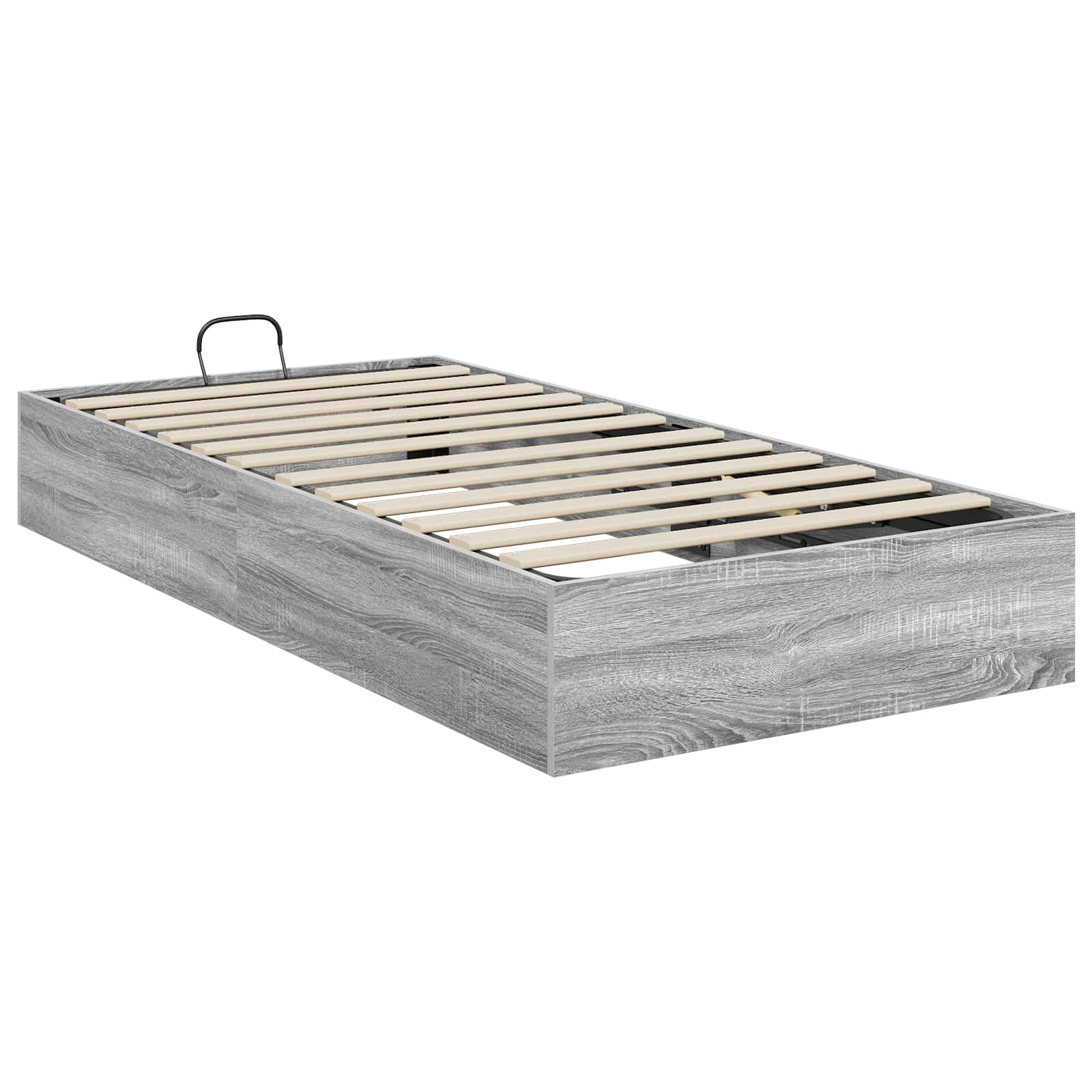 Otomanski krevet s pohranom Sivi Sonoma 203 x 90 x 25 cm