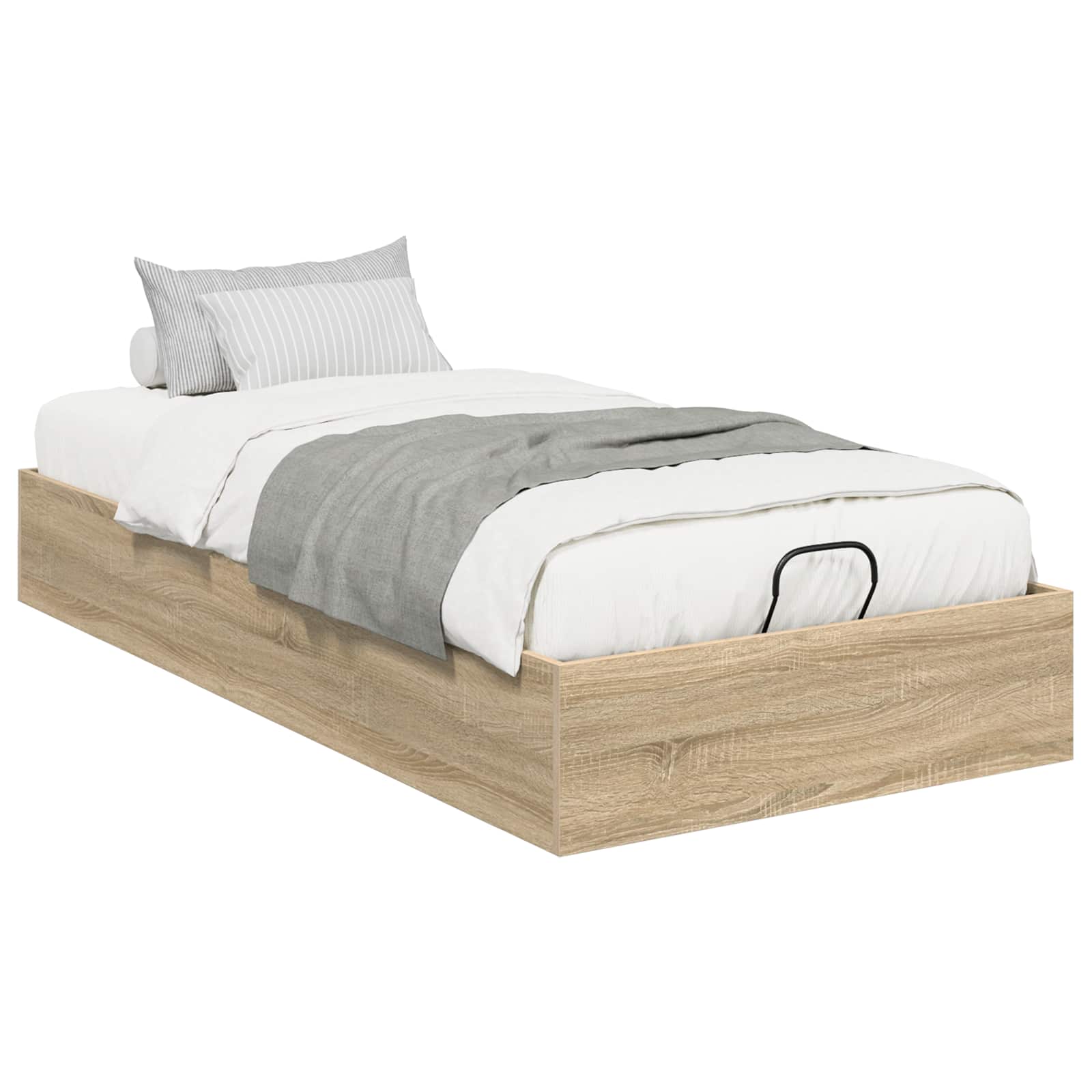 Otomanski krevet s pohranom Sonoma hrast 203 x 80,5 x 25 cm
