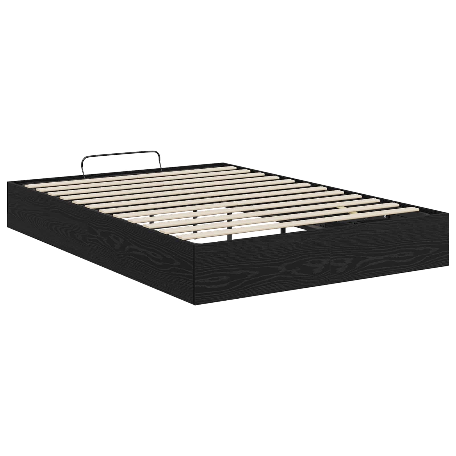 Otomanski krevet s pohranom Crni Hrast 193 x 140 x 25 cm