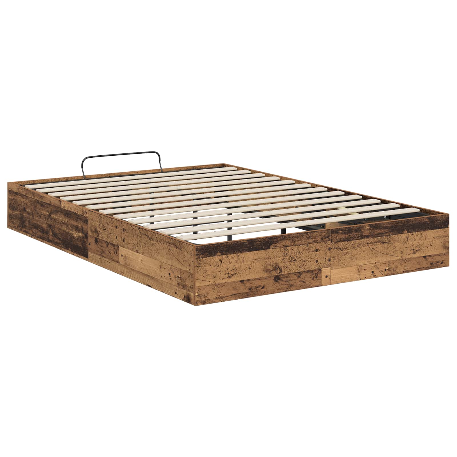 Otomanski krevet s pohranom Staro drvo 193 x 140 x 25 cm