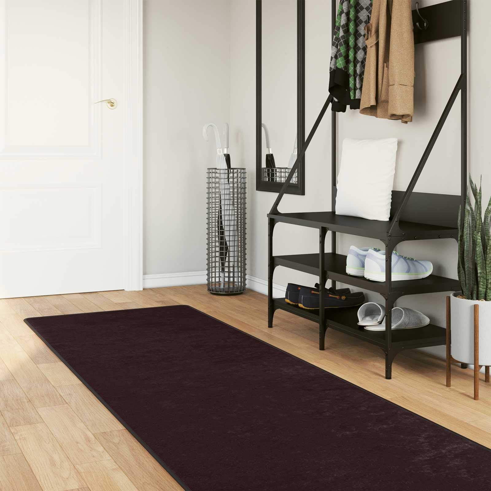 Traka za tepih MARSA Antracit 80 x 350 cm Poliester i PVC