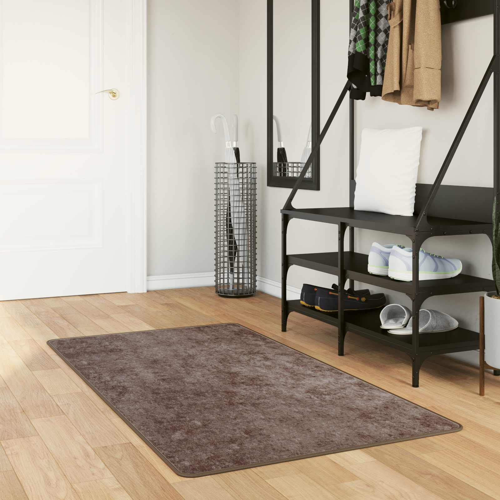 Traka za tepih MARSA Sivi 80 x 200 cm Poliester i PVC