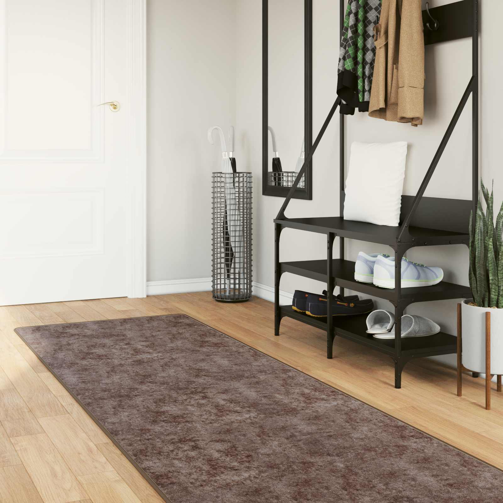 Traka za tepih MARSA Sivi 80 x 450 cm Poliester i PVC