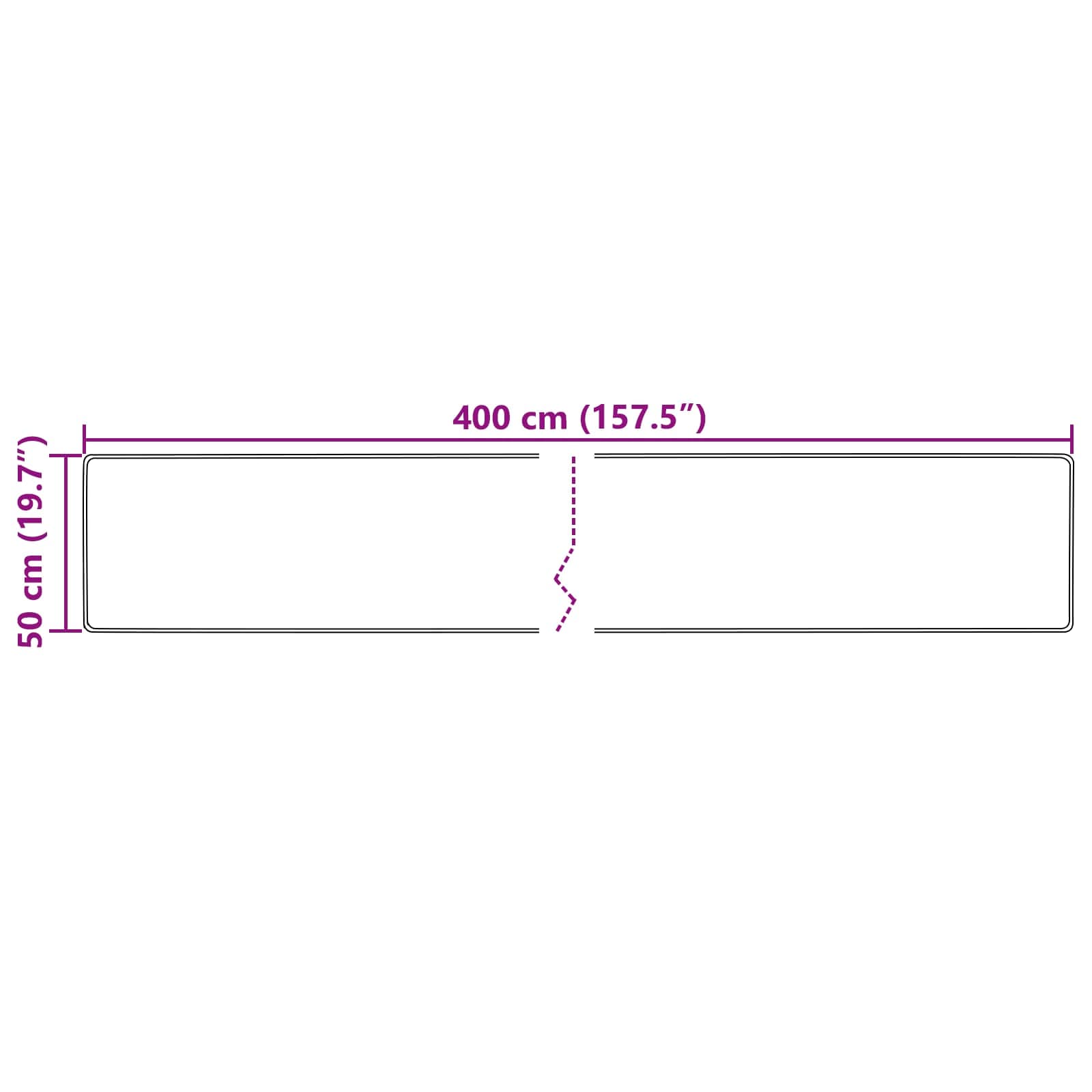 Traka za tepih MARSA Šareni 50 x 400 cm Poliester i PVC