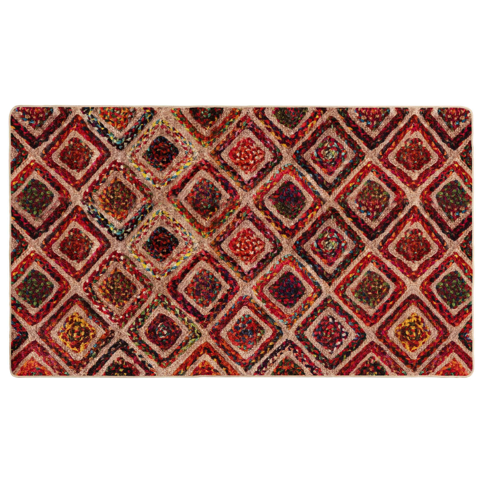 Traka za tepih MARSA Šareni 80 x 100 cm Poliester i PVC