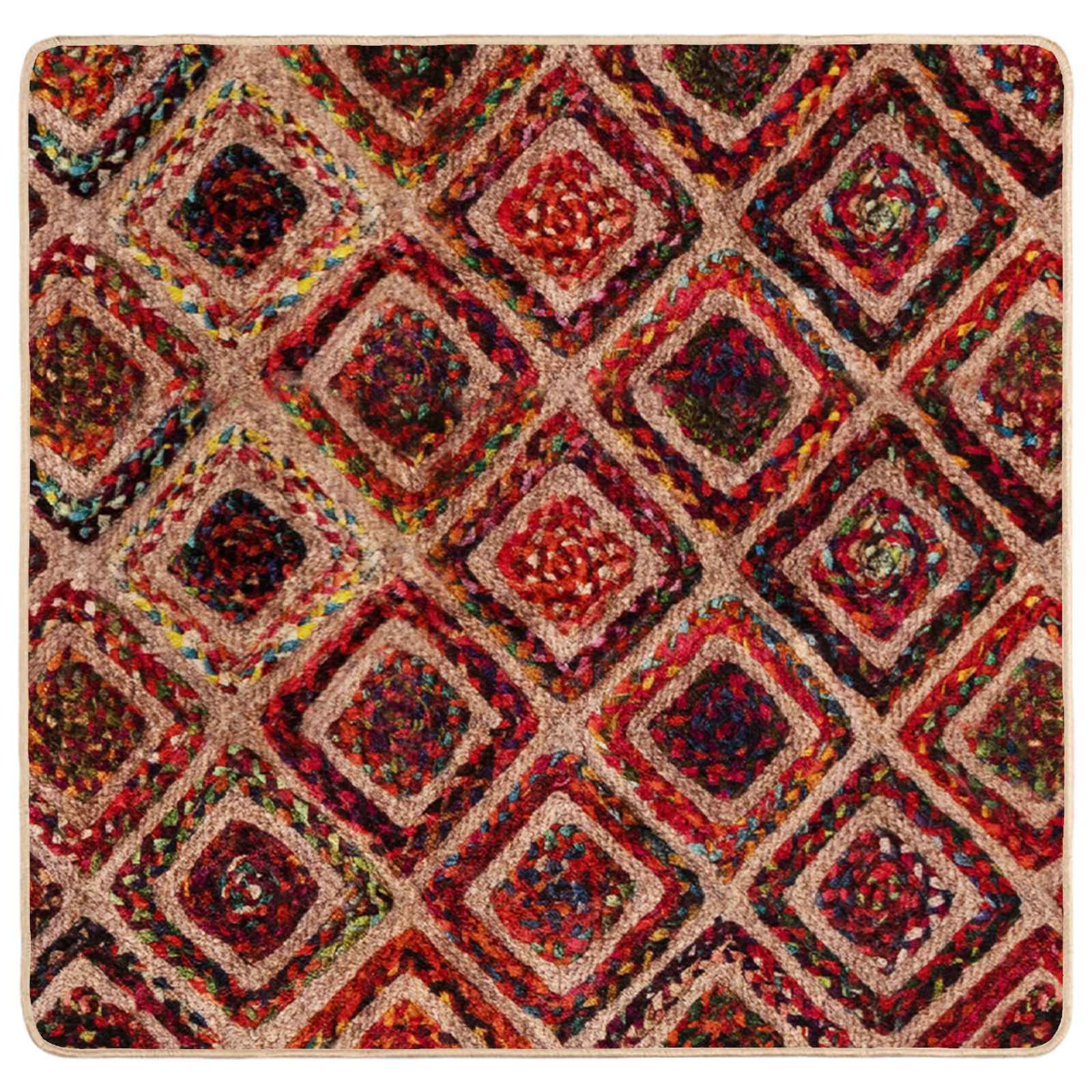 Traka za tepih MARSA Šareni 100 x 100 cm Poliester i PVC