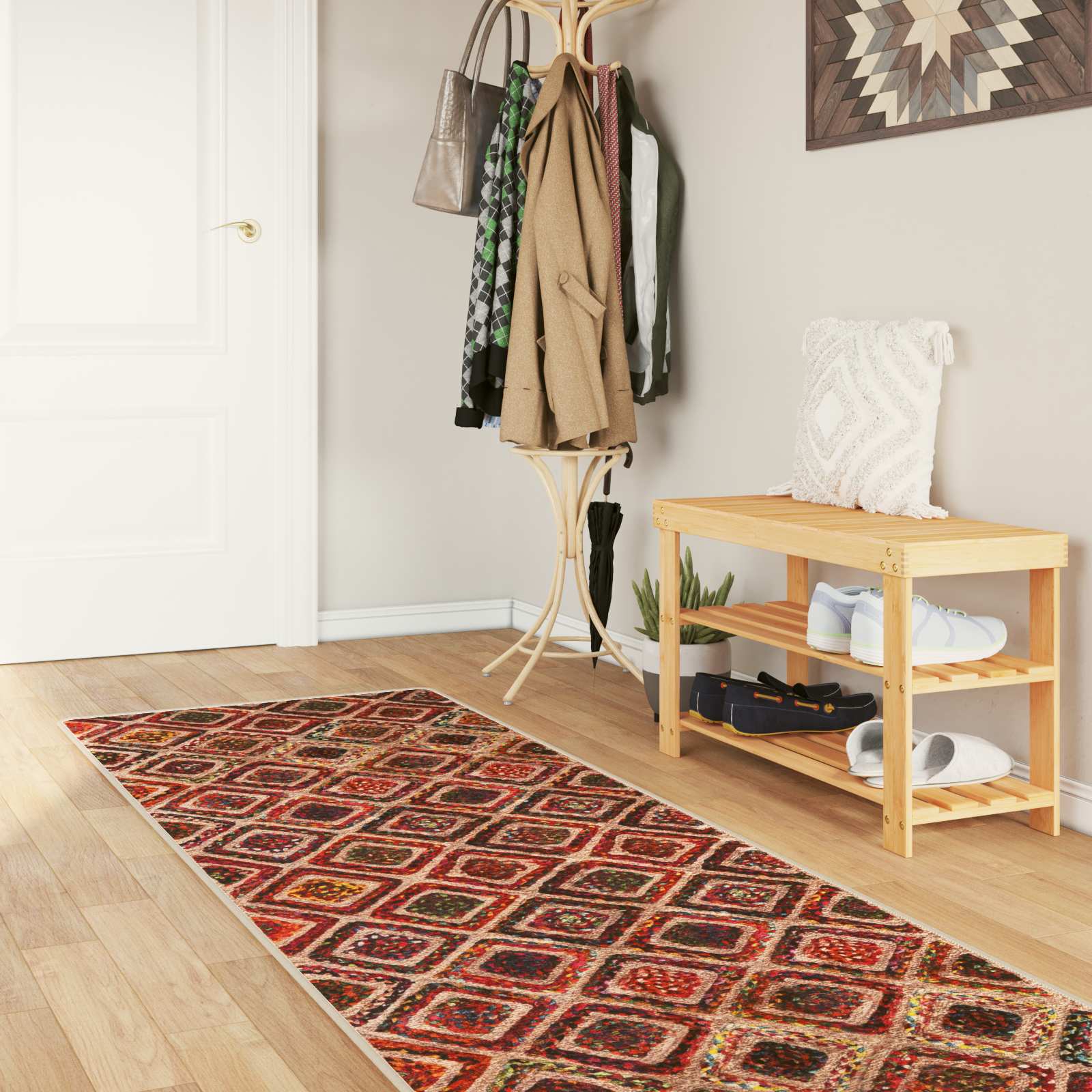 Traka za tepih MARSA Šareni 100 x 300 cm Poliester i PVC