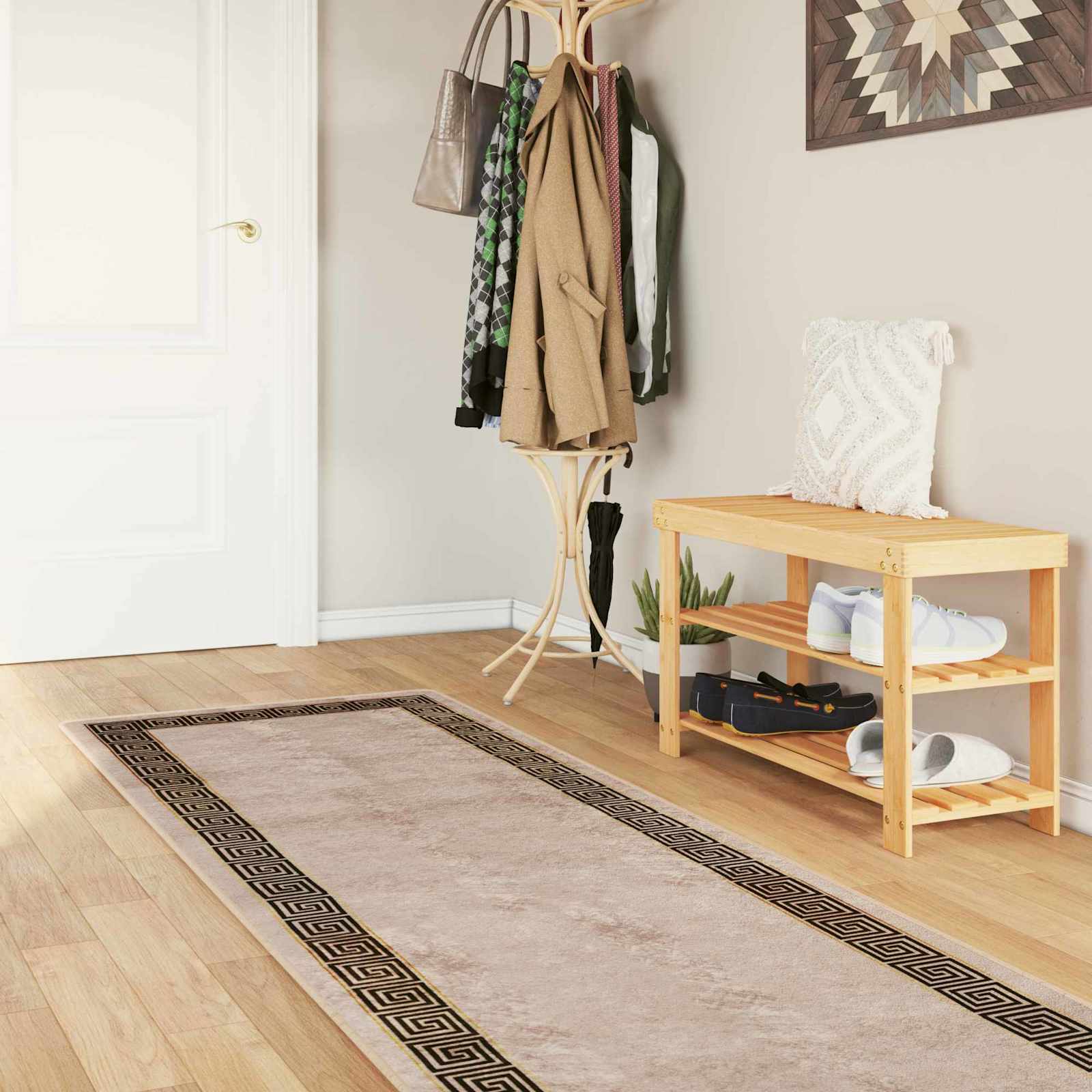 Traka za tepih MARSA Crna 100 x 450 cm Poliester i PVC