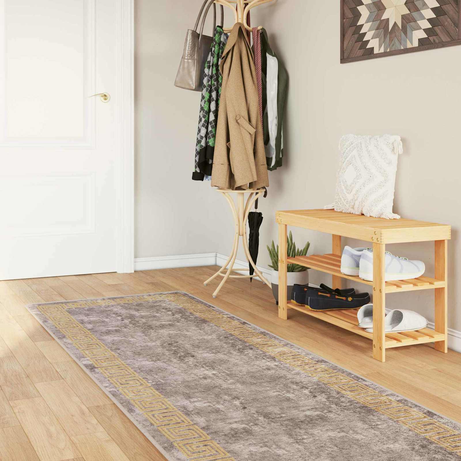 Traka za tepih MARSA Sivi 80 x 450 cm Poliester i PVC