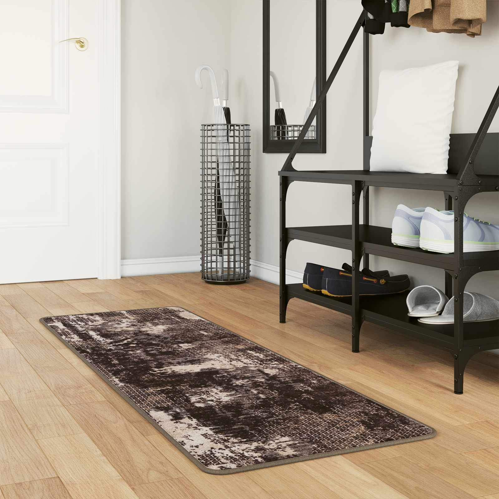 Traka za tepih MARSA Crna 50 x 200 cm Poliester i PVC