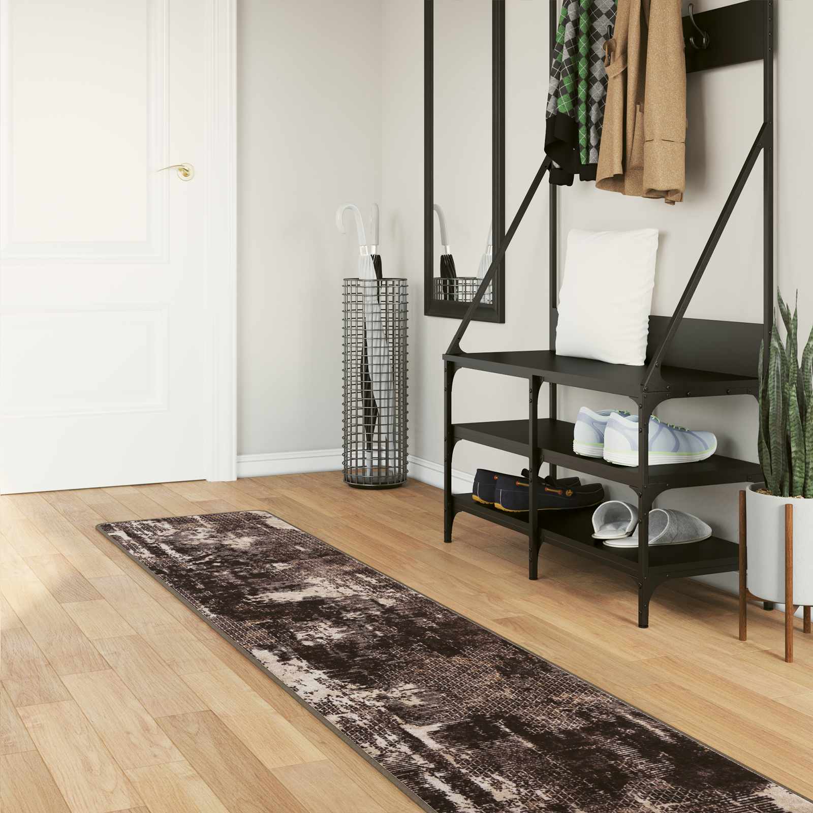 Traka za tepih MARSA Crna 50 x 450 cm Poliester i PVC