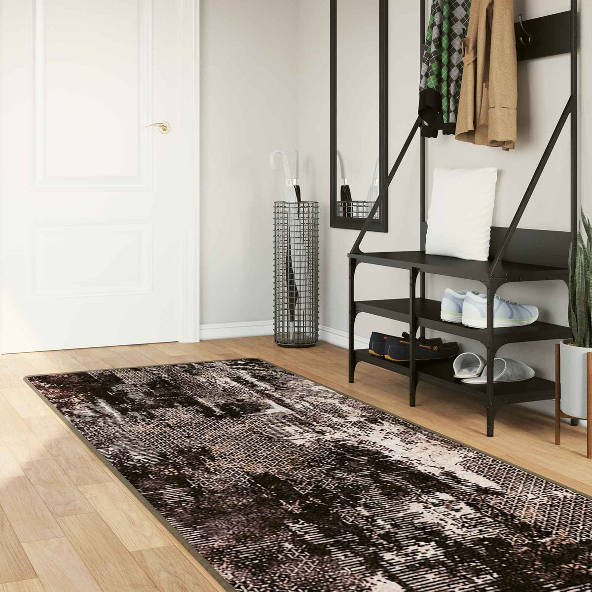 Traka za tepih MARSA Crna 100 x 350 cm Poliester i PVC
