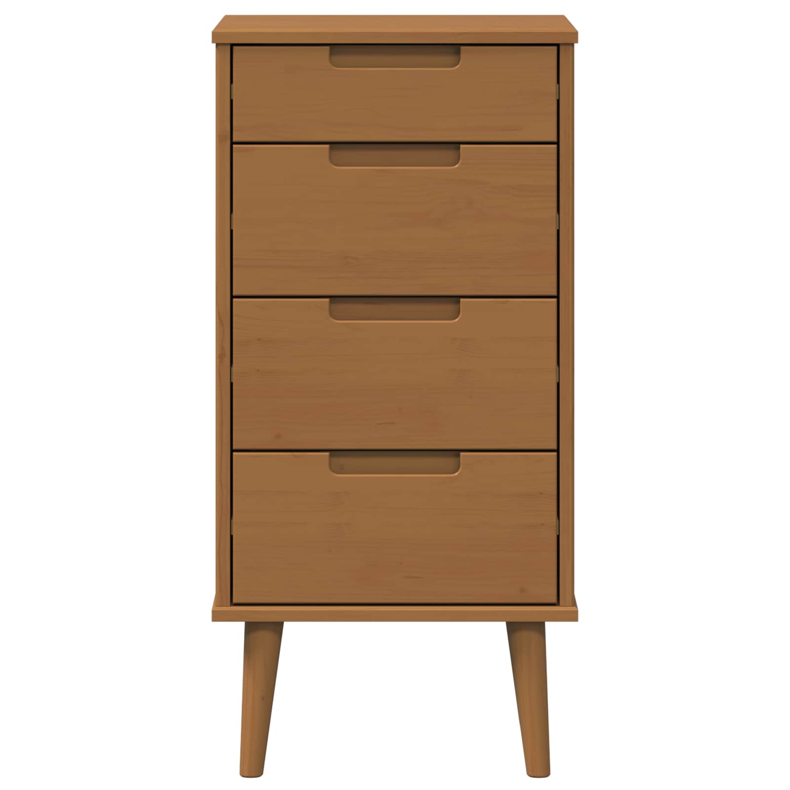 Komoda MOLDE Karamele 40 x 35 x 82 cm Masivna borovina