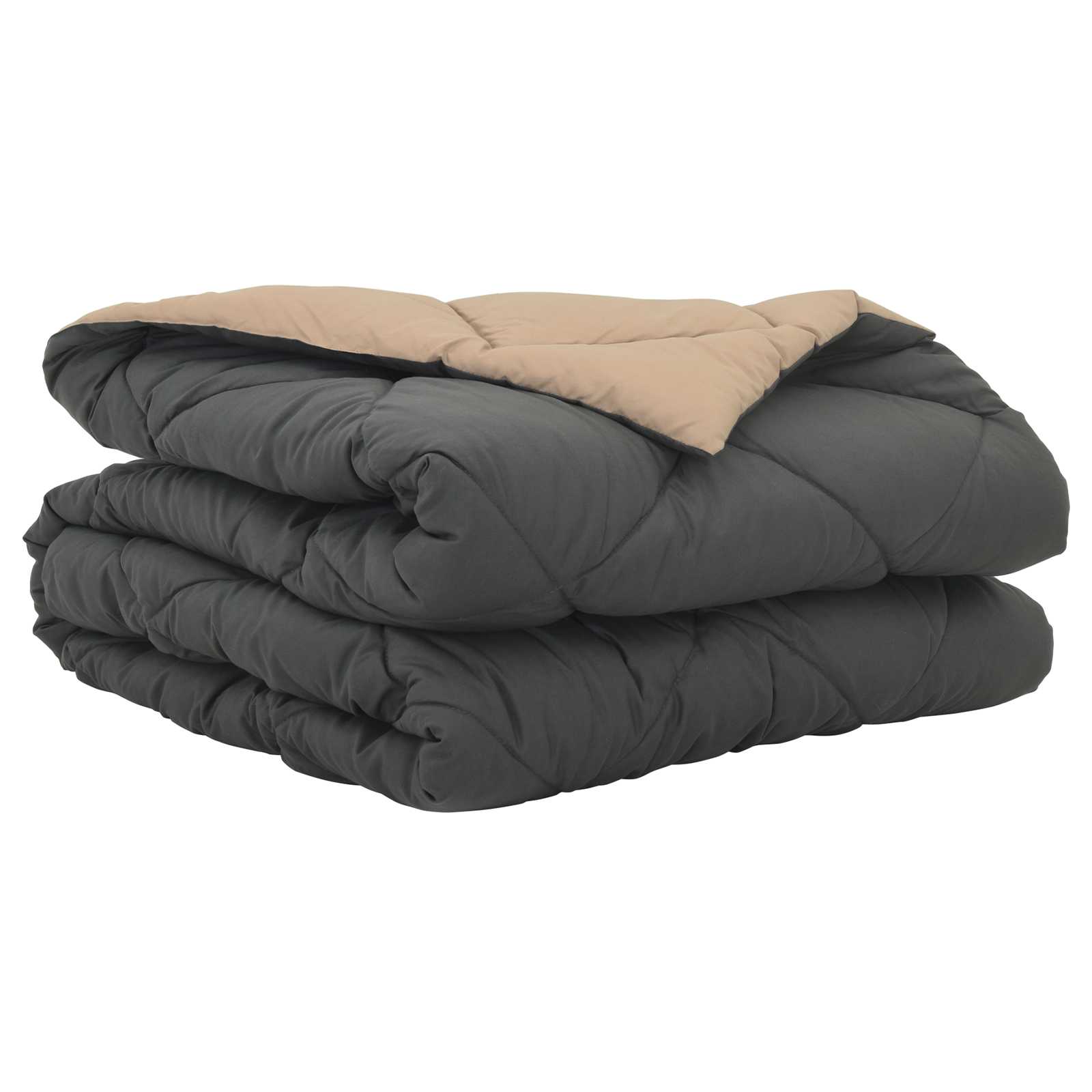 Ljetni pokrivač Antracit i taupe 200 x 140 cm Mikrovlakna