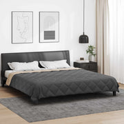Ljetni pokrivač Antracit i taupe 200 x 200 cm Mikrovlakna