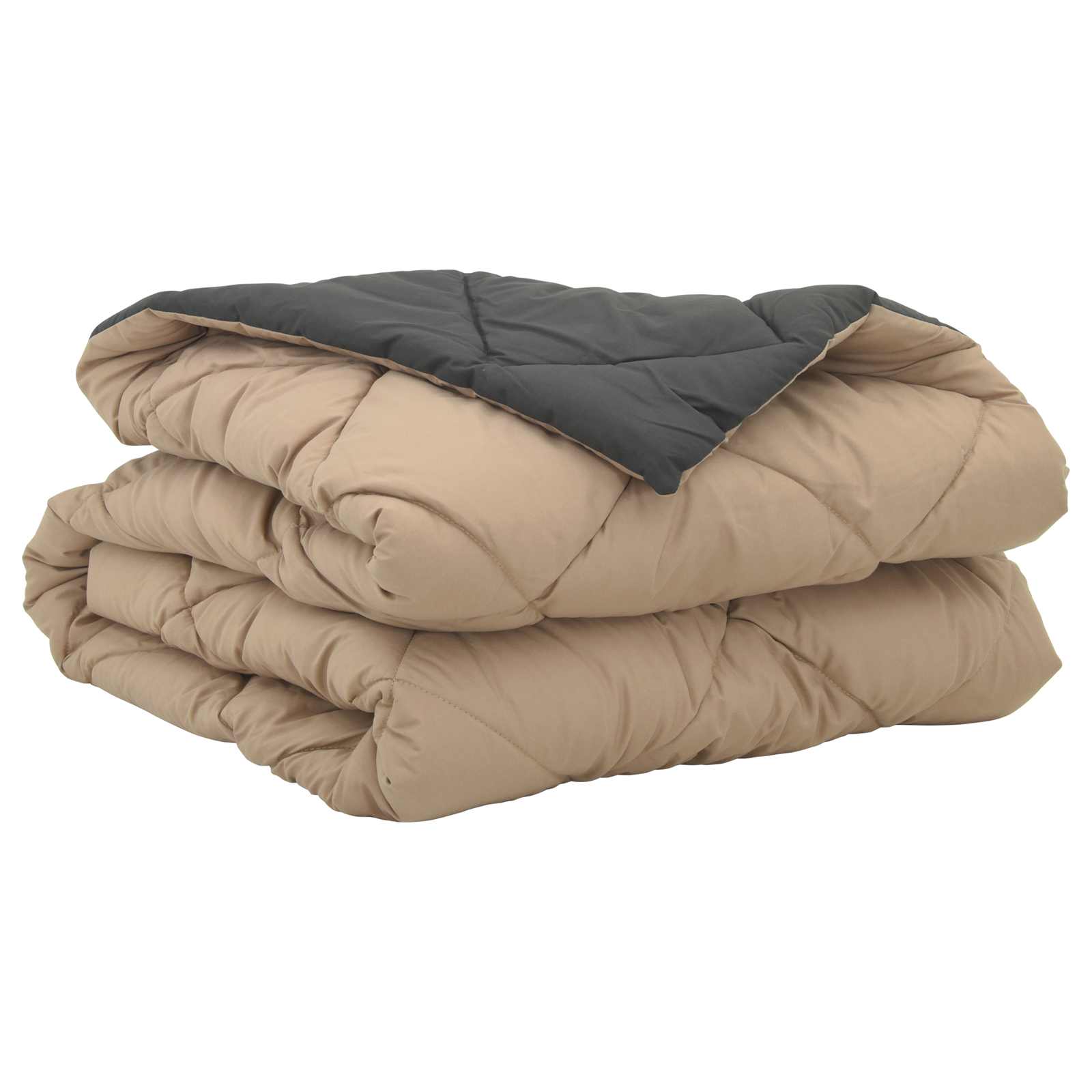 Ljetni pokrivač Antracit i taupe 220 x 135 cm Mikrovlakna