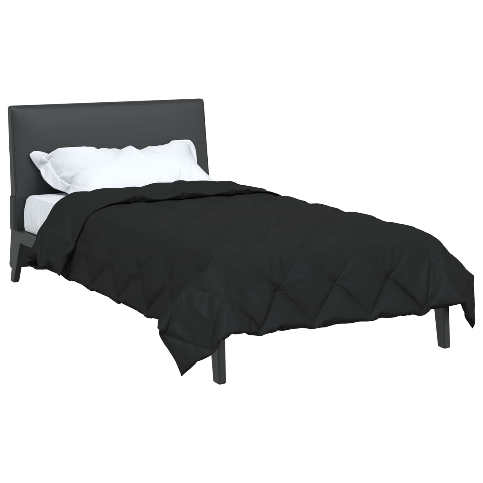 Ljetni pokrivač Crna 200 x 135 cm Mikrovlakna