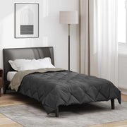 Ljetni pokrivač Svijetlo siva i antracit 200 x 155 cm