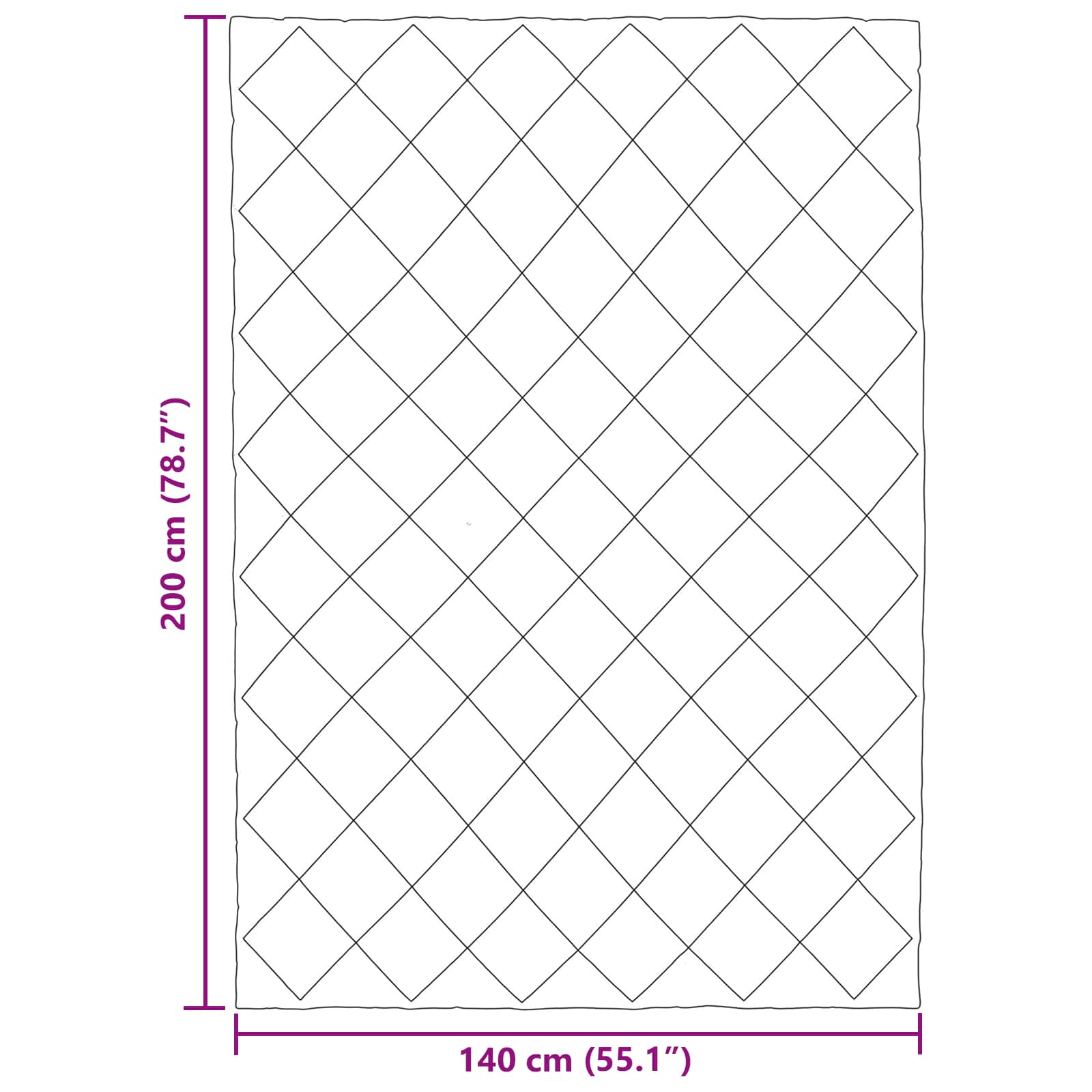 Puni pokrivač za cijelu godinu Zelena 140 x 200 cm Mikrovlakna