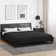 Puni pokrivač za cijelu godinu Crna 200 x 220 cm Mikrovlakna
