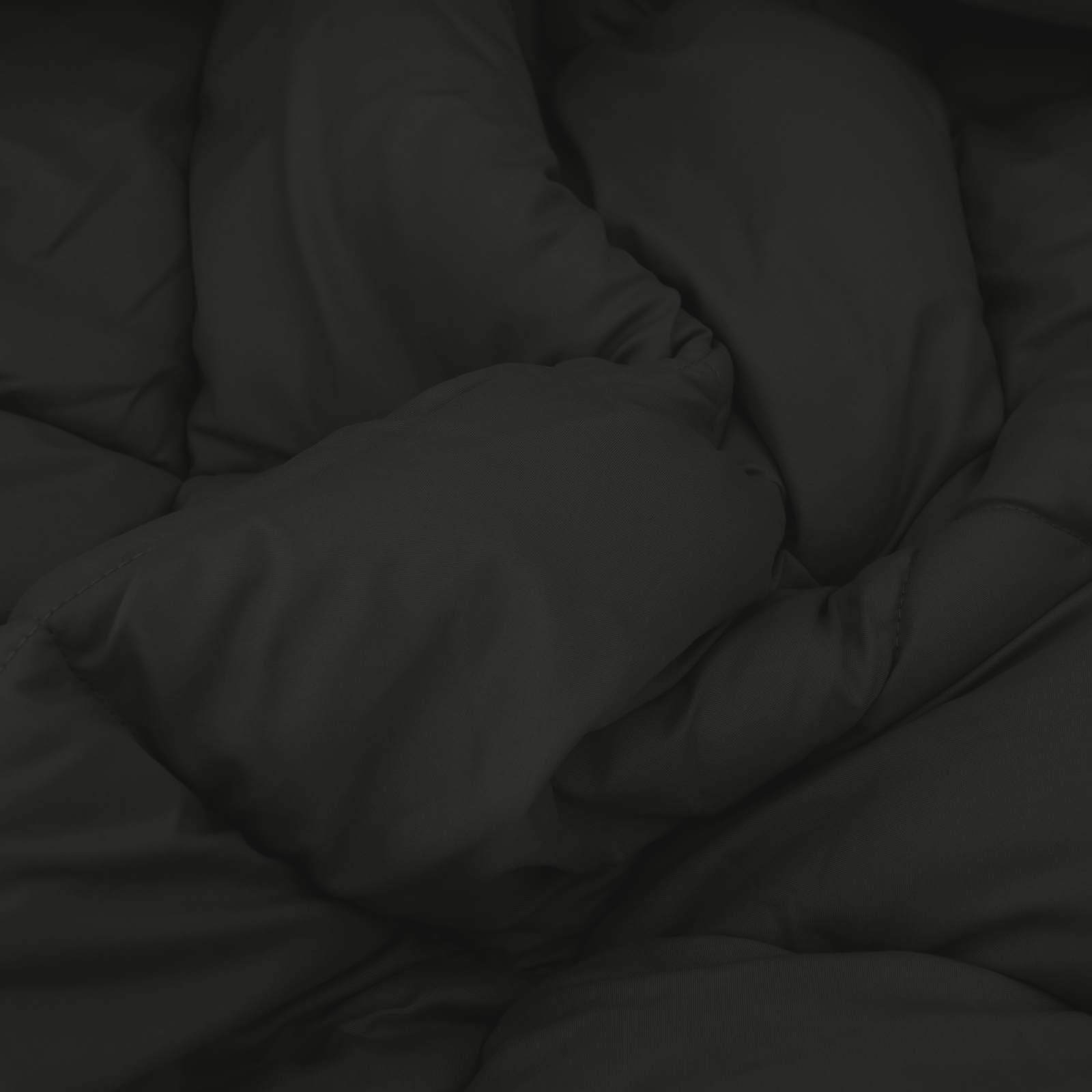 Zimska pokrivača Crna i antracit 155 x 220 cm Mikrovlakna