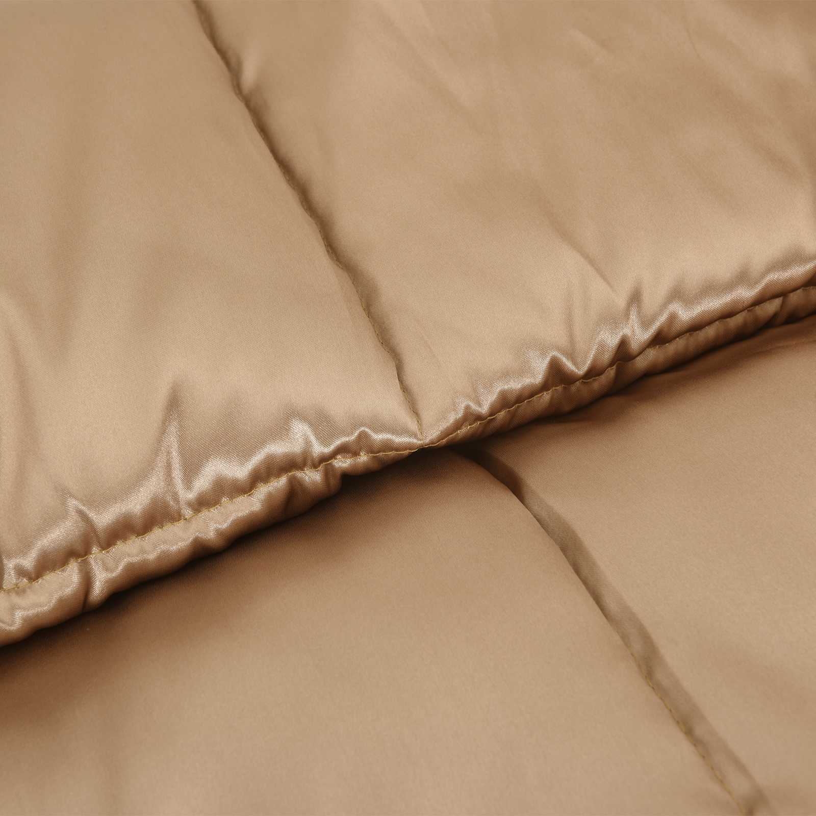 Zimska pokrivača Zlatno 140 x 220 cm Saten i mikrovlakna