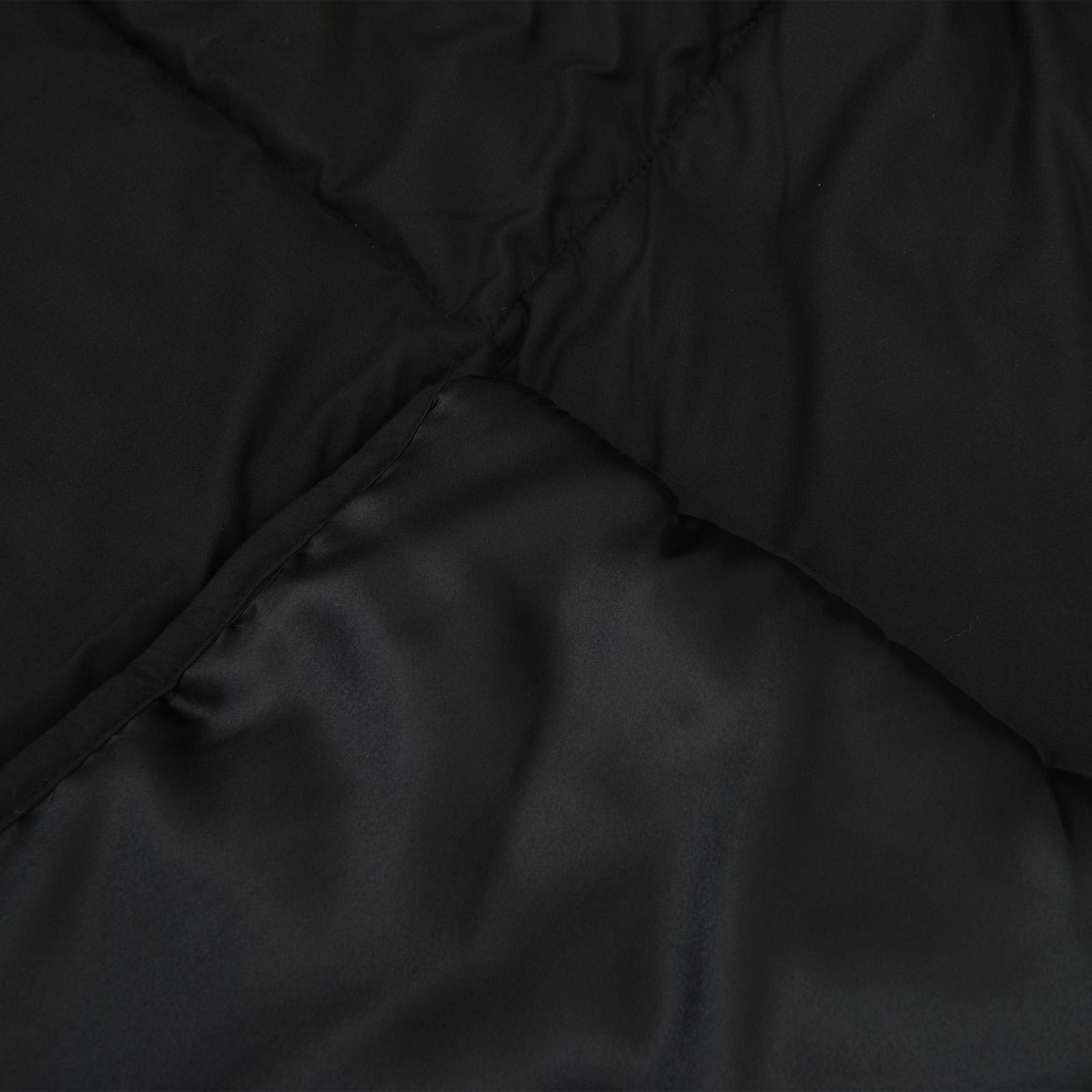 Zimska pokrivača Crna 220 x 260 cm Saten i mikrovlakna