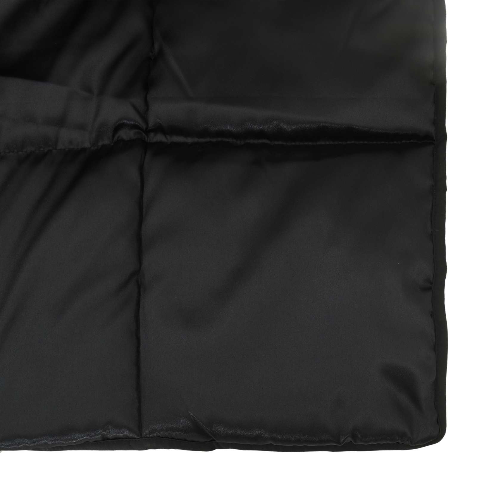Zimska pokrivača Crna 220 x 260 cm Saten i mikrovlakna