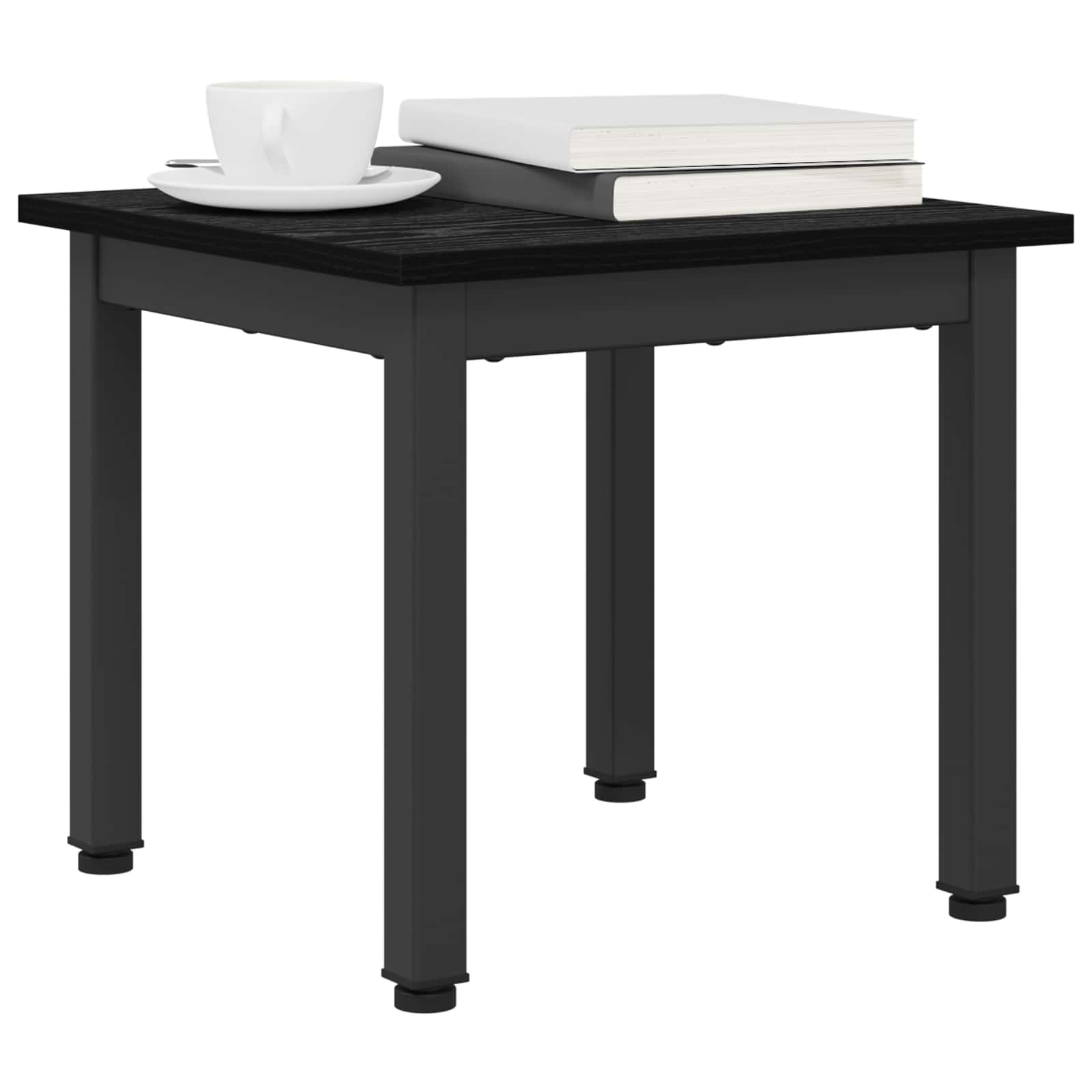 Kava Stol Crni hrast 40 x 40 x 36 cm Konstruirano drvo