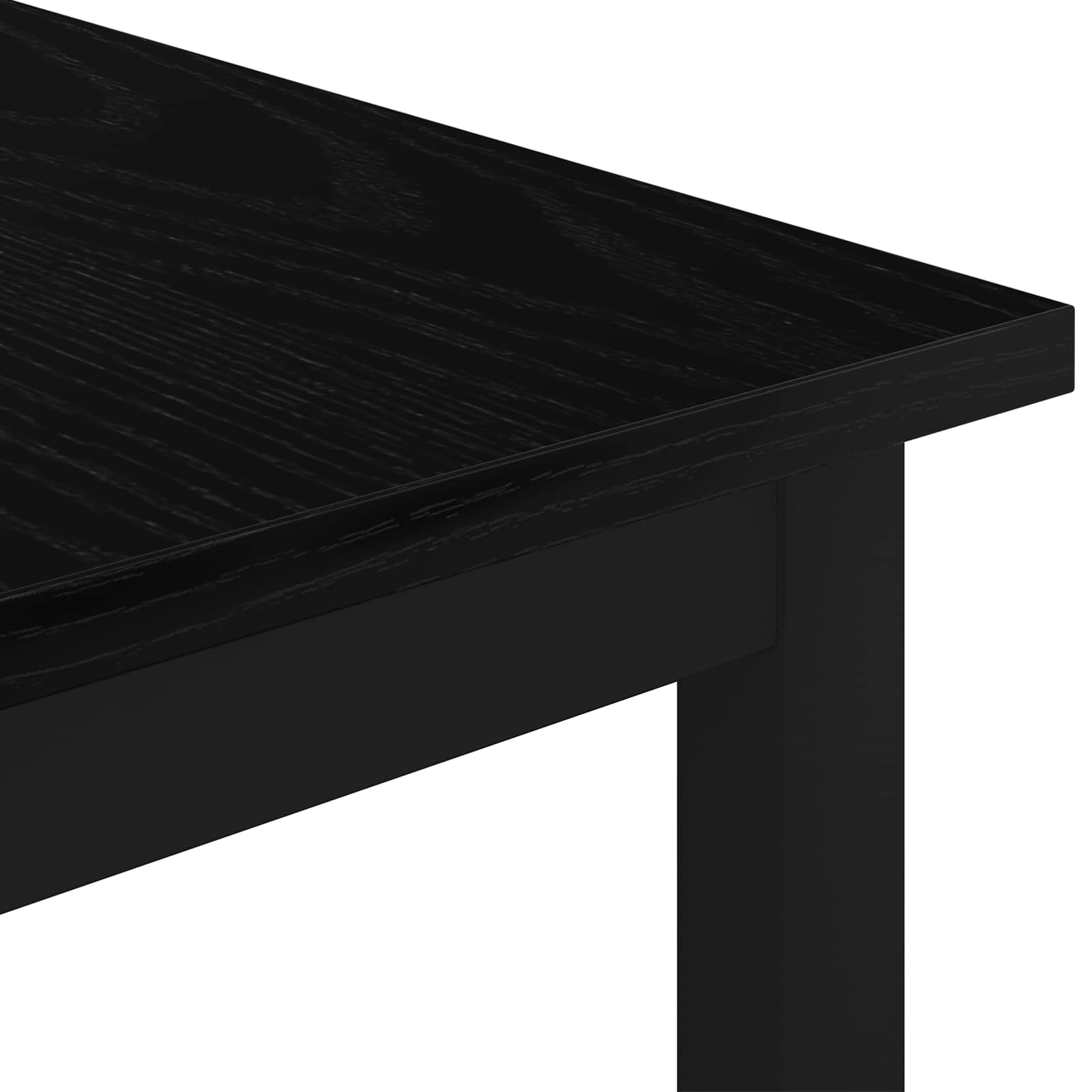Kava Stol Crni hrast 50 x 50 x 36 cm Konstruirano drvo