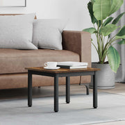 Kava Stol Dimni hrast 50 x 50 x 36 cm Konstruirano drvo