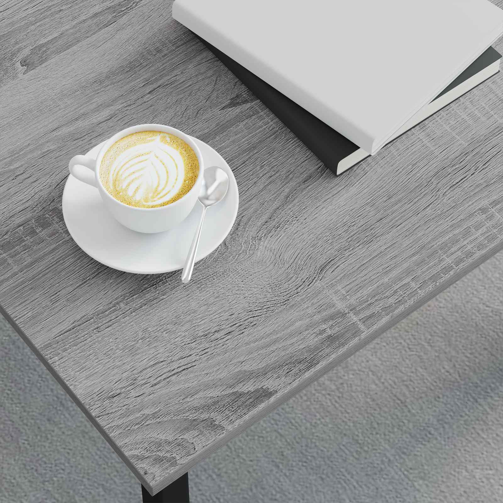 Kava Stol Siva Sonoma 50 x 50 x 36 cm Konstruirano drvo