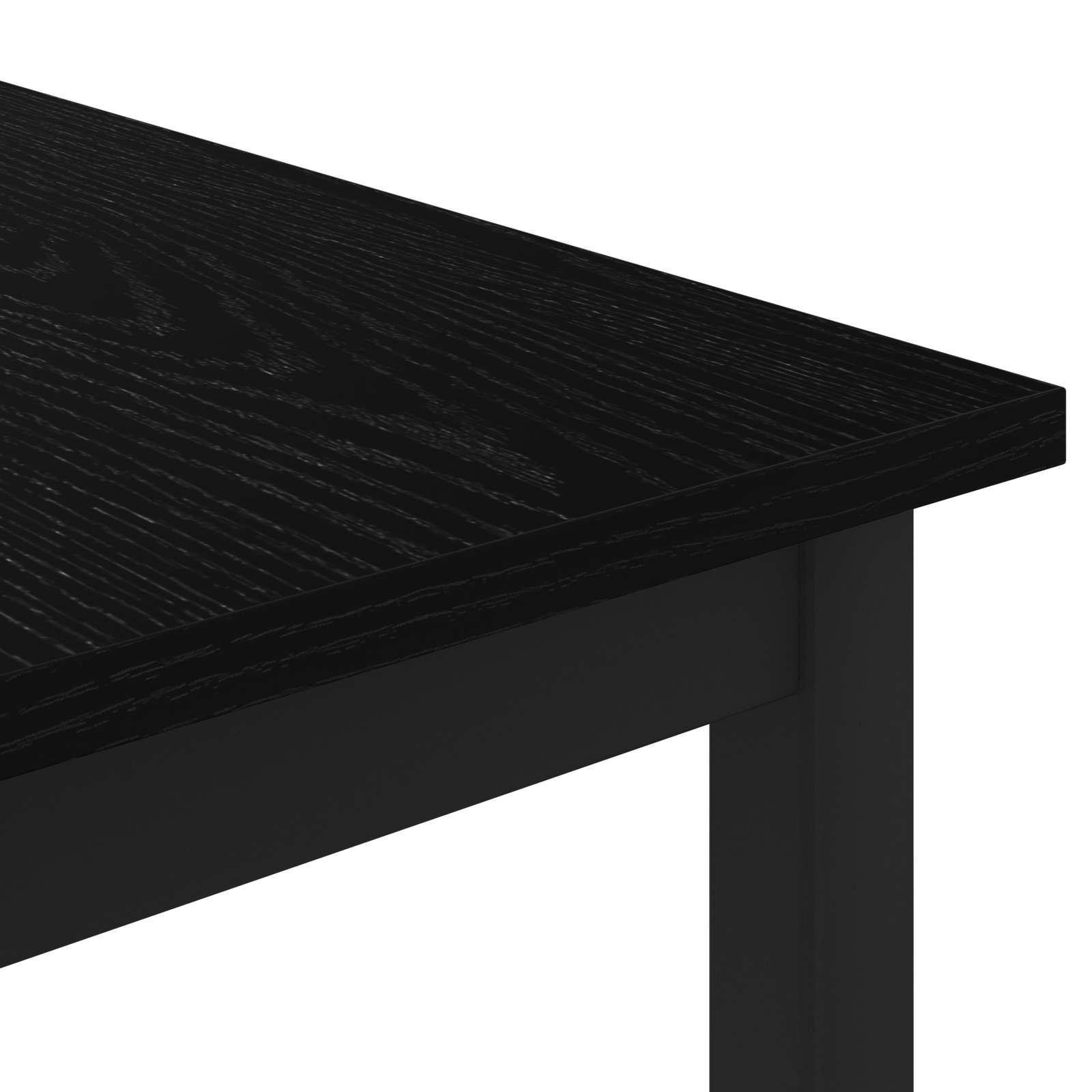 Kava Stol Crni hrast 60 x 60 x 36 cm Konstruirano drvo