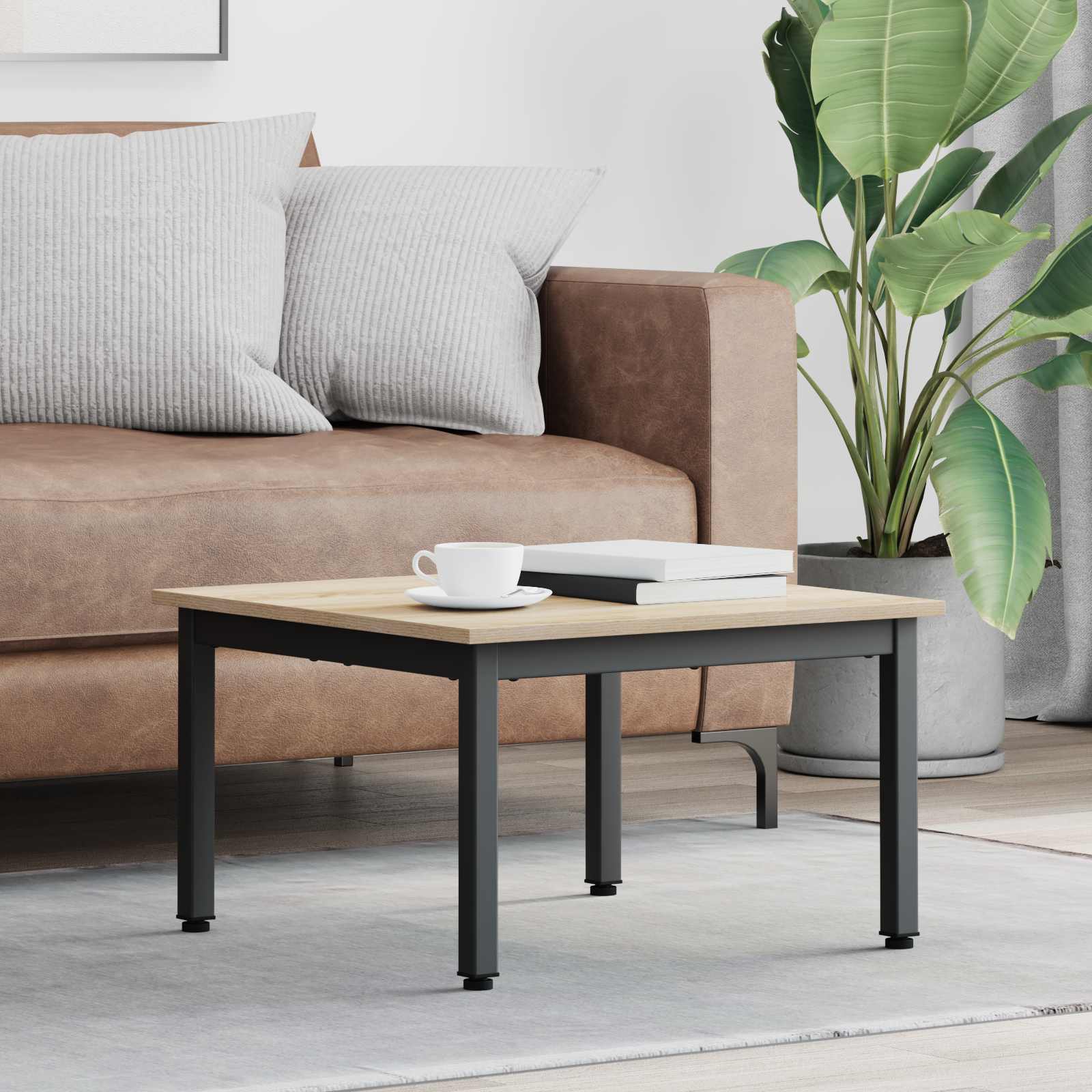 Kava Stol Sonoma 60 x 60 x 36 cm Konstruirano drvo