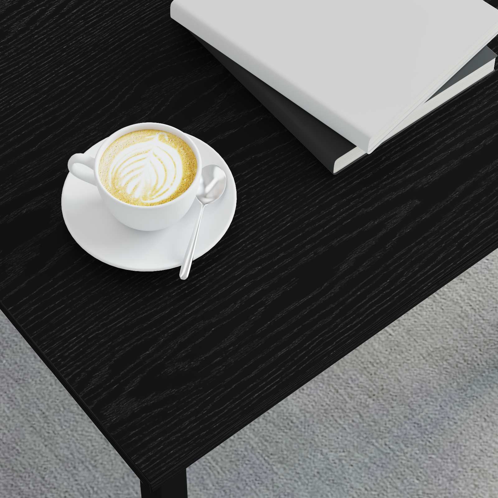 Kava Stol Crni hrast 60 x 50 x 36 cm Konstruirano drvo