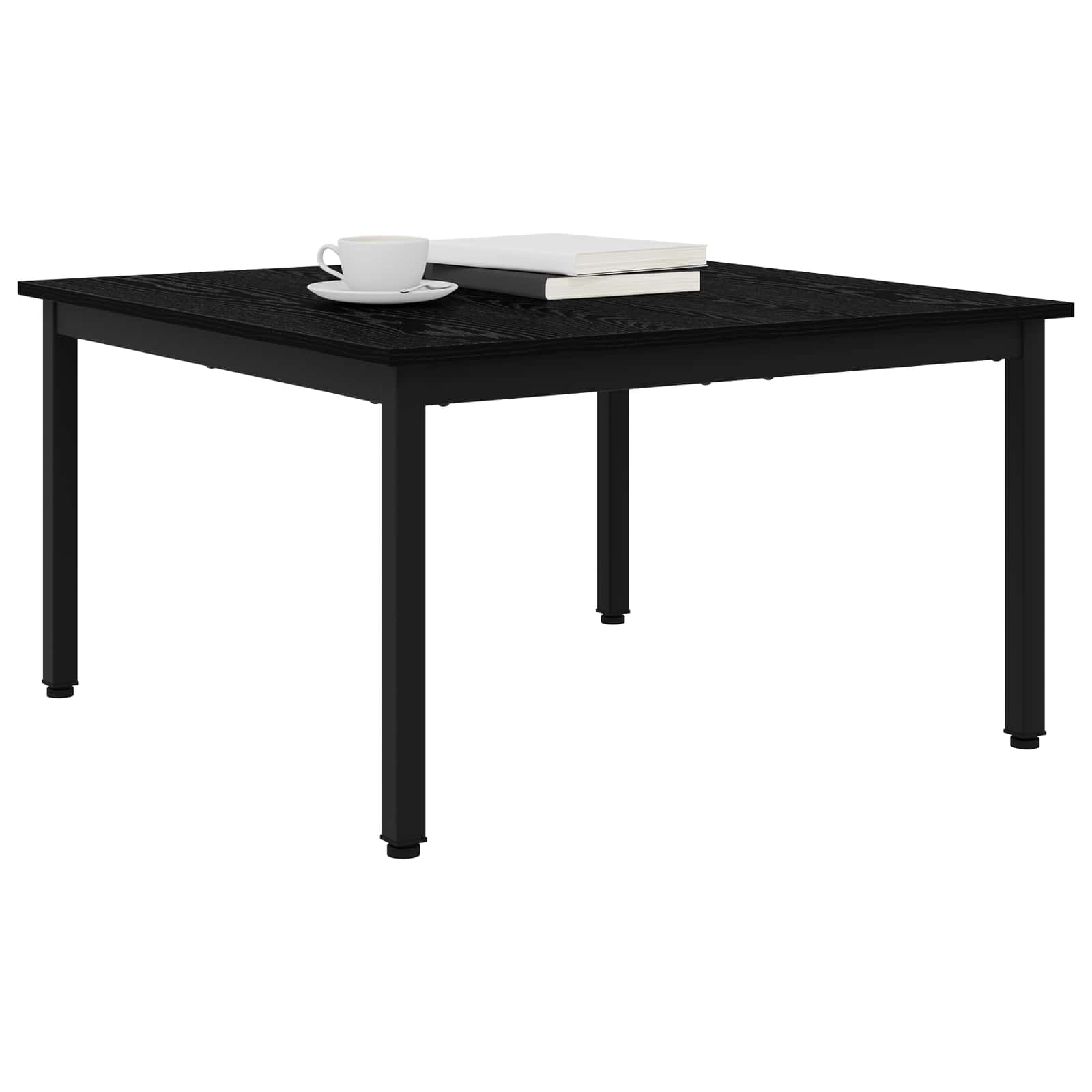 Kava Stol Crni hrast 80 x 80 x 45 cm Konstruirano drvo