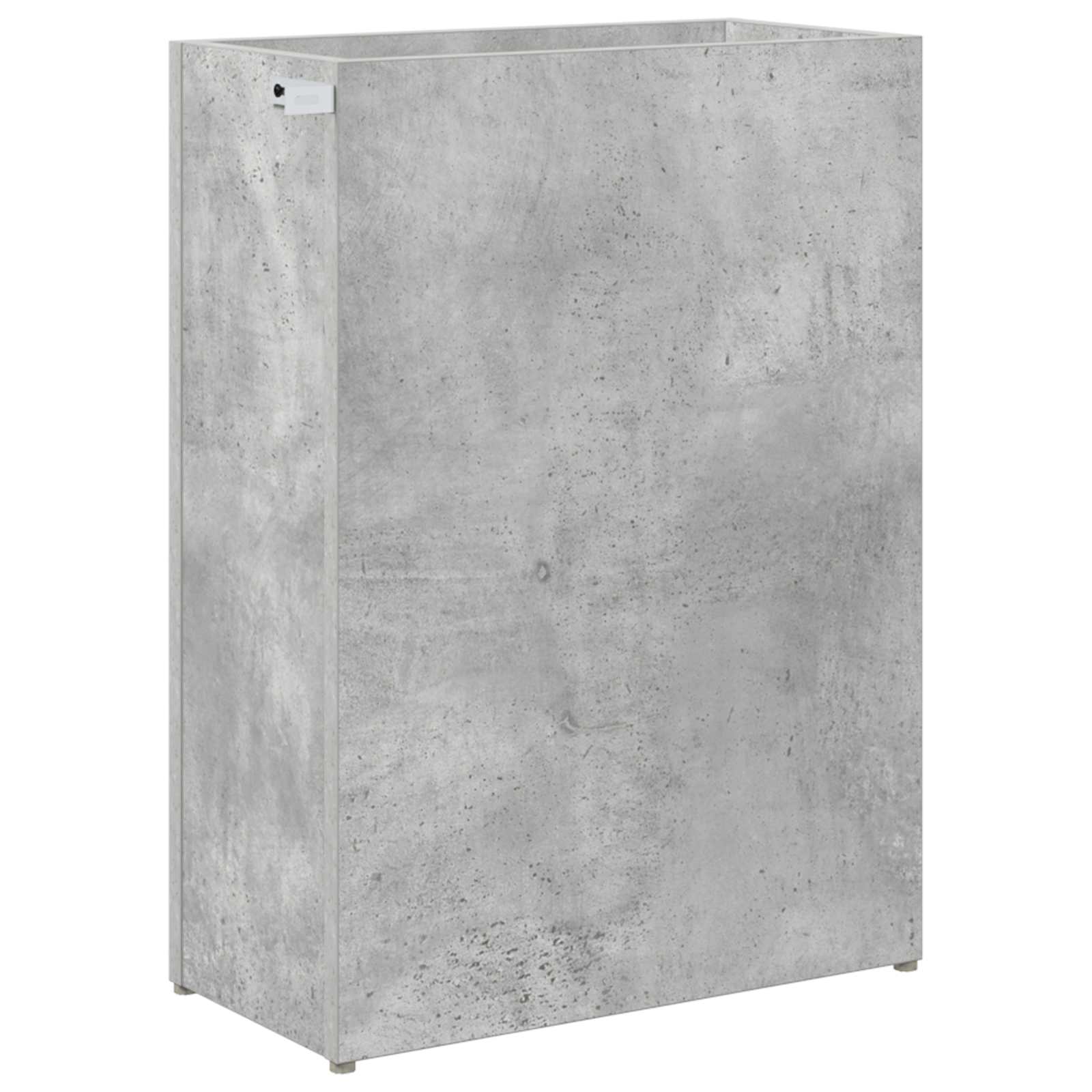 Stalak za kišobran s pohranom Betonski sivi 40 x 20 x 55,5 cm