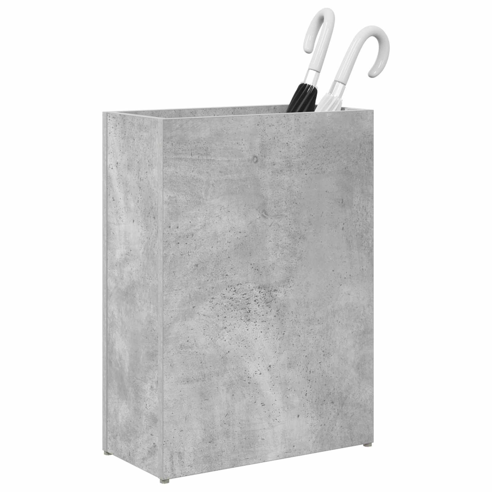 Stalak za kišobran s pohranom Betonski sivi 40 x 20 x 55,5 cm