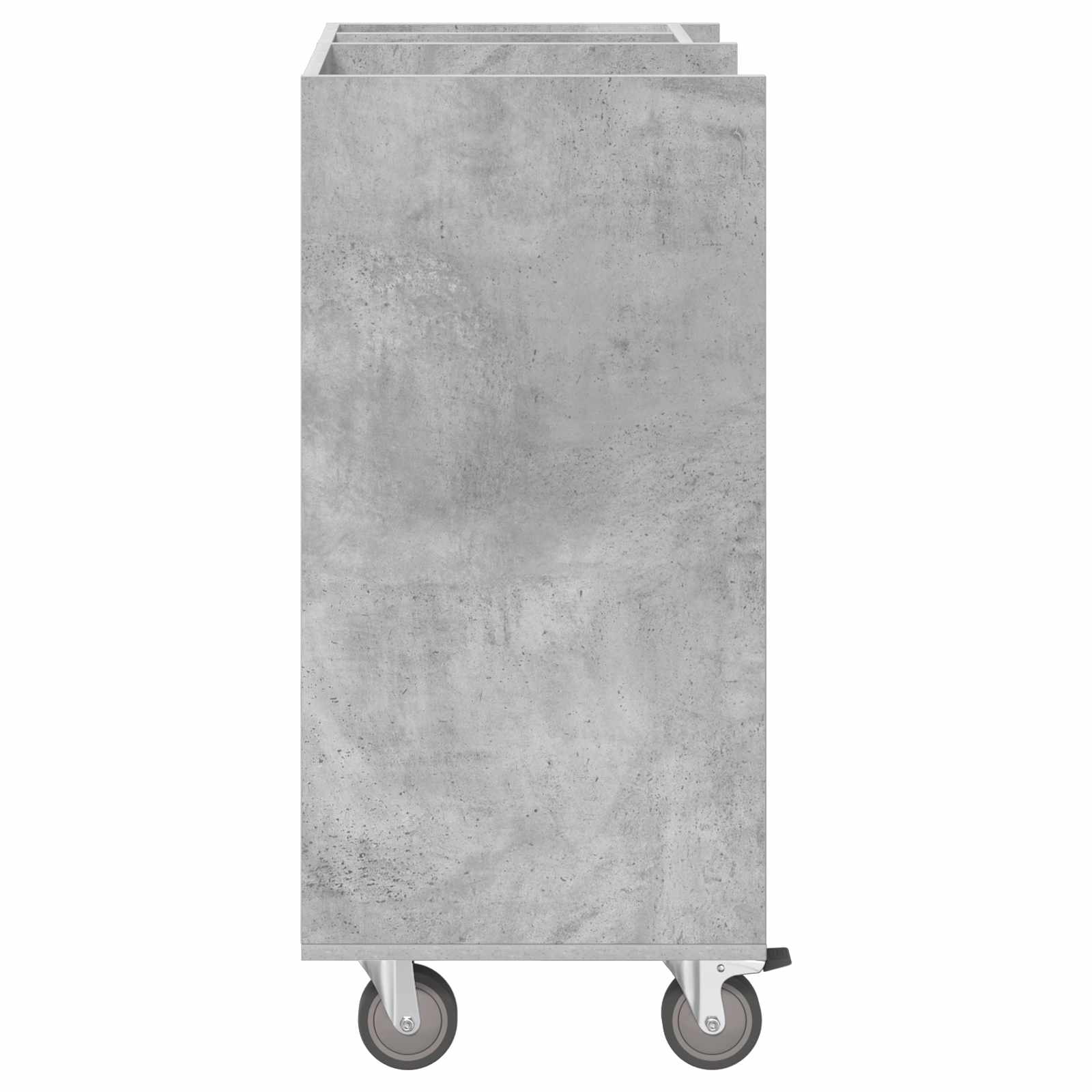 Golf ormar s kotačem Jednobojno Betonski sivi 65 x 45 x 98 cm
